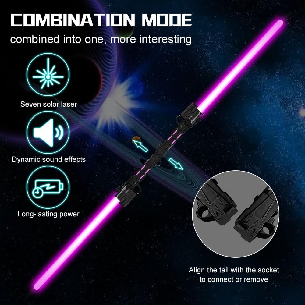 Thumbnail 4 de AYESY 7 Couleurs Sabre Laser rétractable 44-74cm