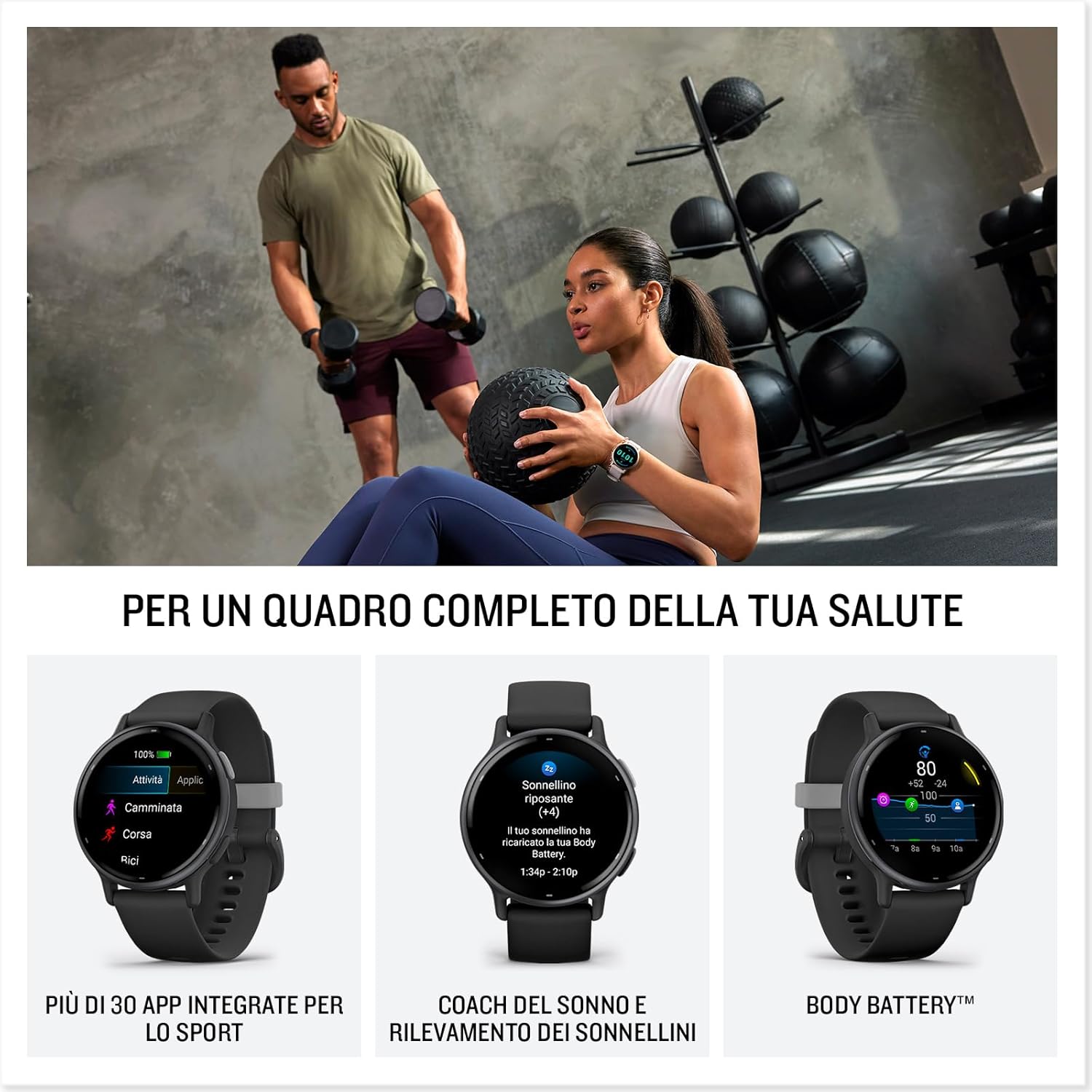 Thumbnail 1 de Garmin (Renewed) vívoactive 5 GPS 42mm smartwatch with AMOLED touchscreen
