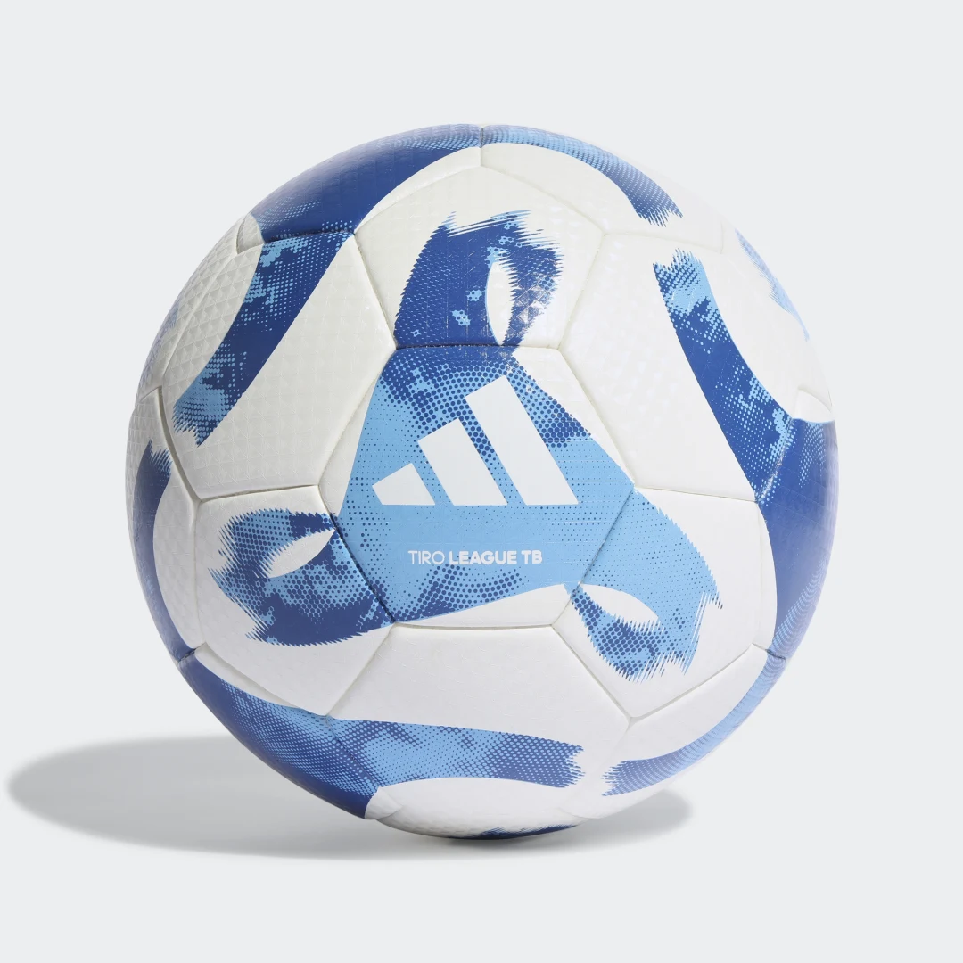 Detalle de Balón Tiro League Thermally Bonded de Adidas — blanco