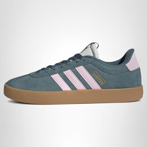 Thumbnail 9 de adidas Mujer VL Court 3.0 Shoes (Preloved) Teal/Clear Pink/Gold Metallic — guía de compra
