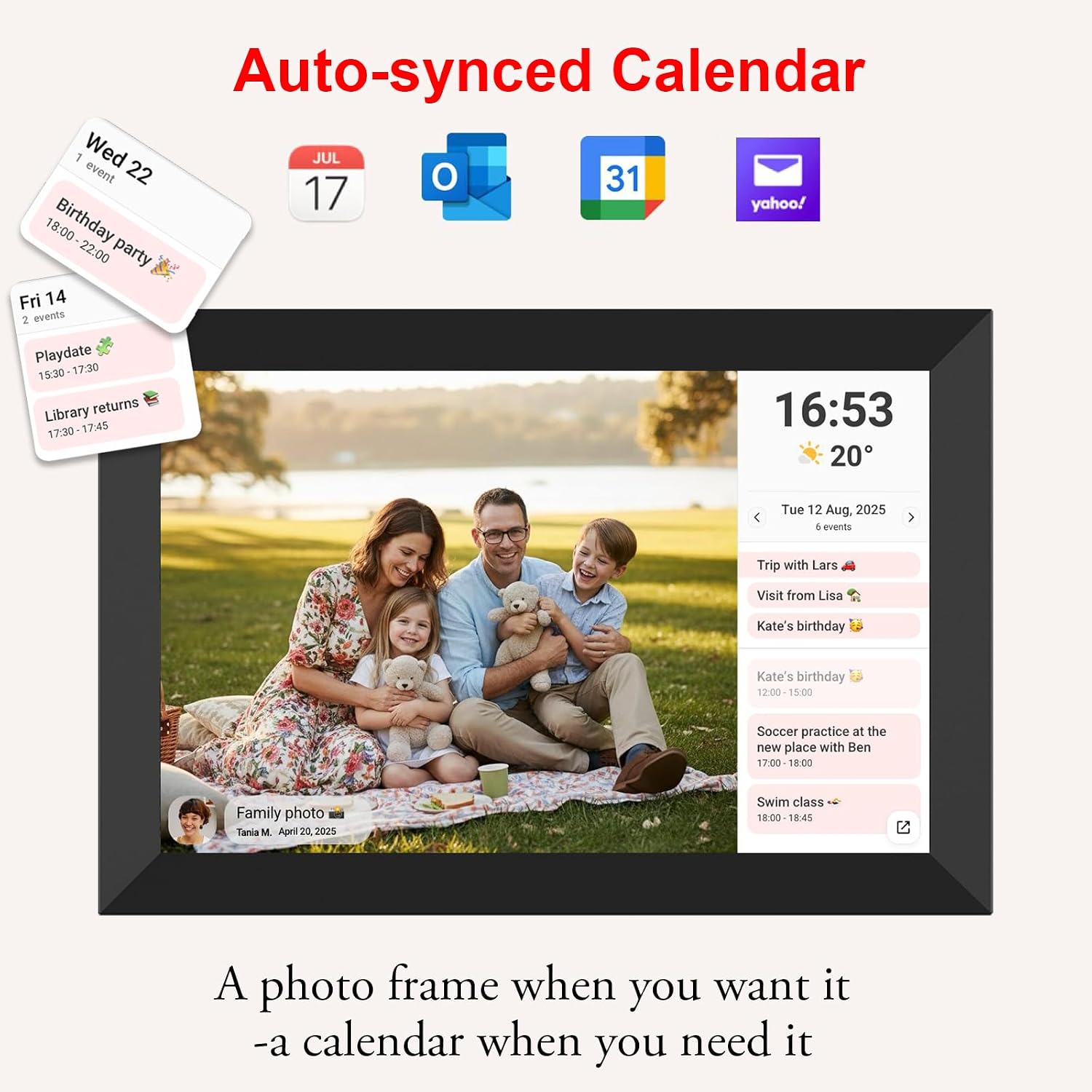 Detalle 2 de Frameo WiFi Digital Photo Frame, 10.1-Inch
