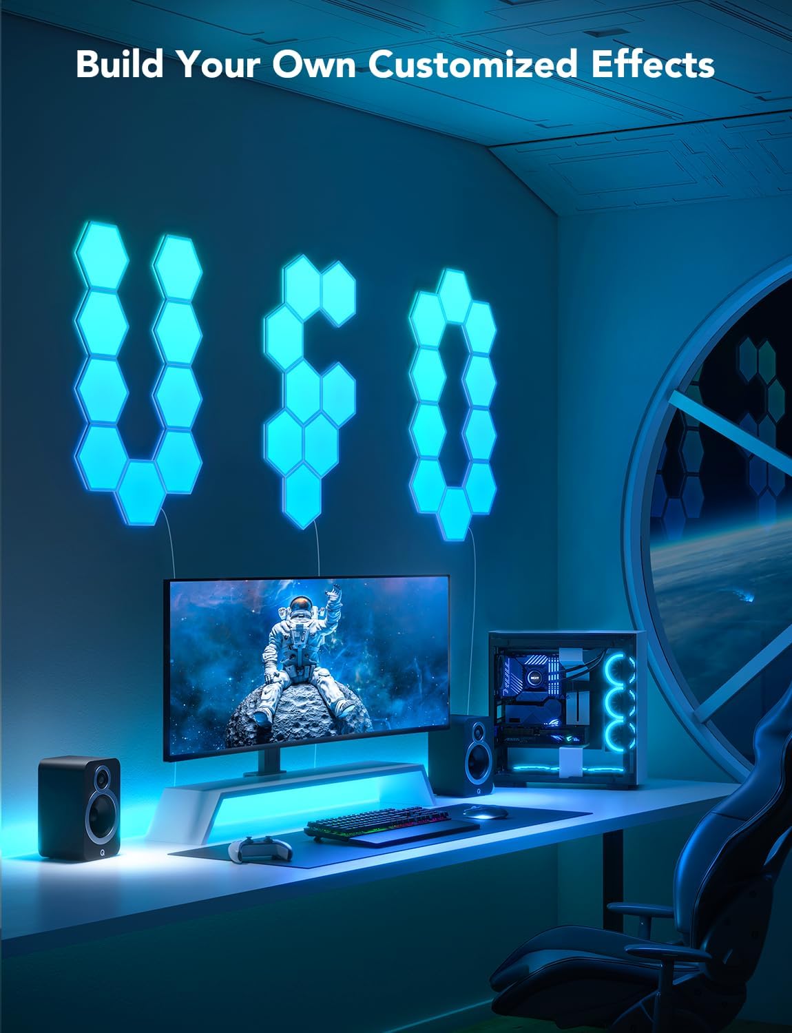 Detalle 2 de Govee Hexagon LED Wall Lights 10-Pack