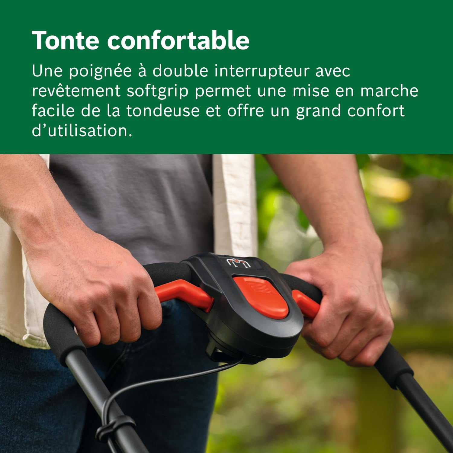 Thumbnail 4 de Bosch Tondeuse à Gazon sans-Fil ROTAK18V2-38 (38 cm) – 2 batteries 18V et chargeur, mulch possible