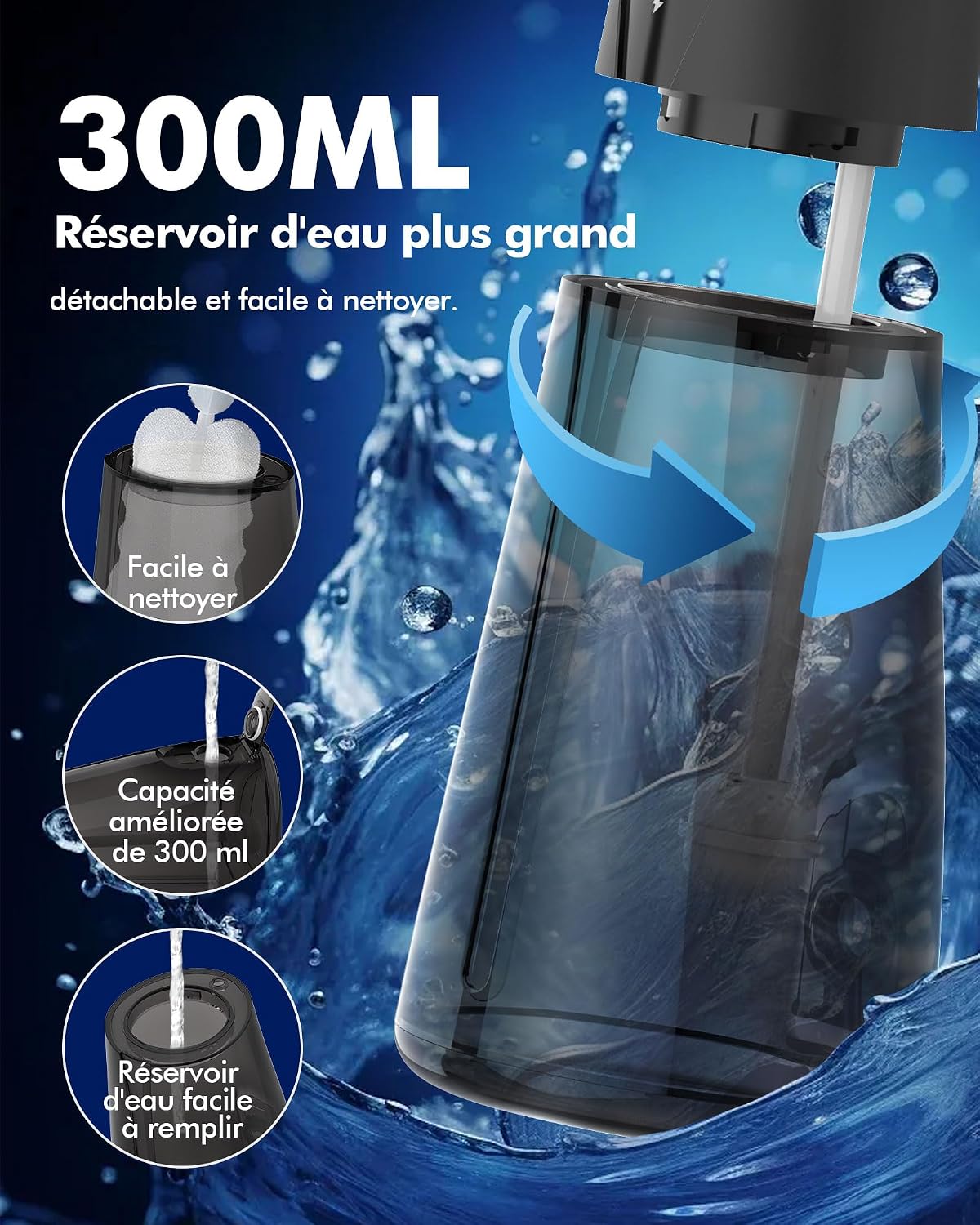 Thumbnail 5 de Jet Dentaire Hydropulseur 300ML