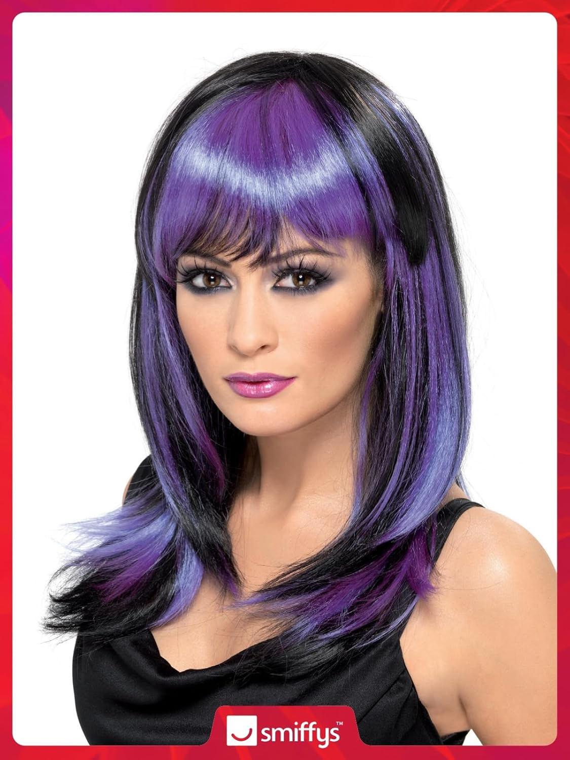 Detalle 2 de Smiffys Perruque sorciĂšre glamour Longue đ