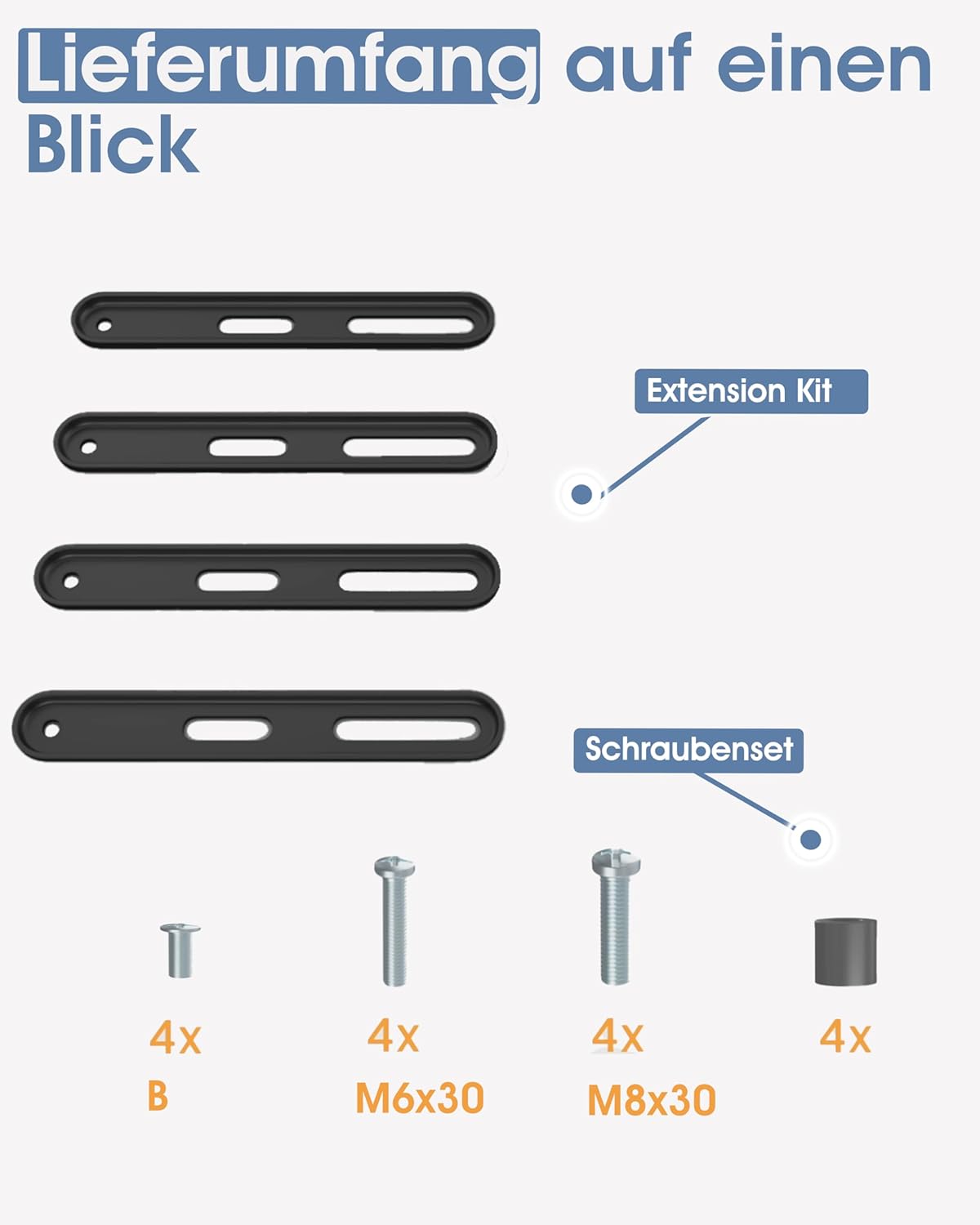 Thumbnail 4 de 3IDEE VESA Adapter Extension Set 30 kg