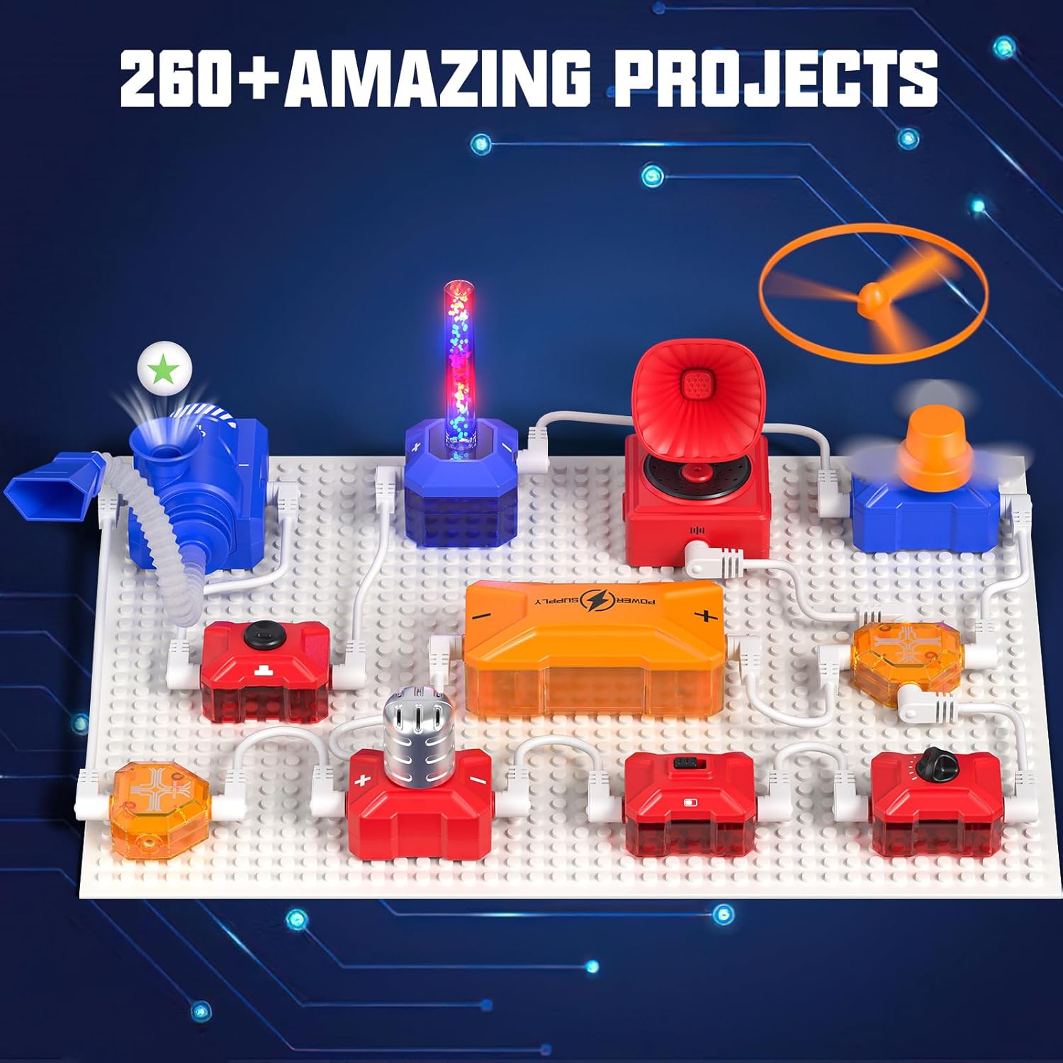 Thumbnail 1 de Sunrad Elektronik Baukasten für Kinder: Elektro-Experimentierkasten ab 8–12 Jahren (260+ Experimente)