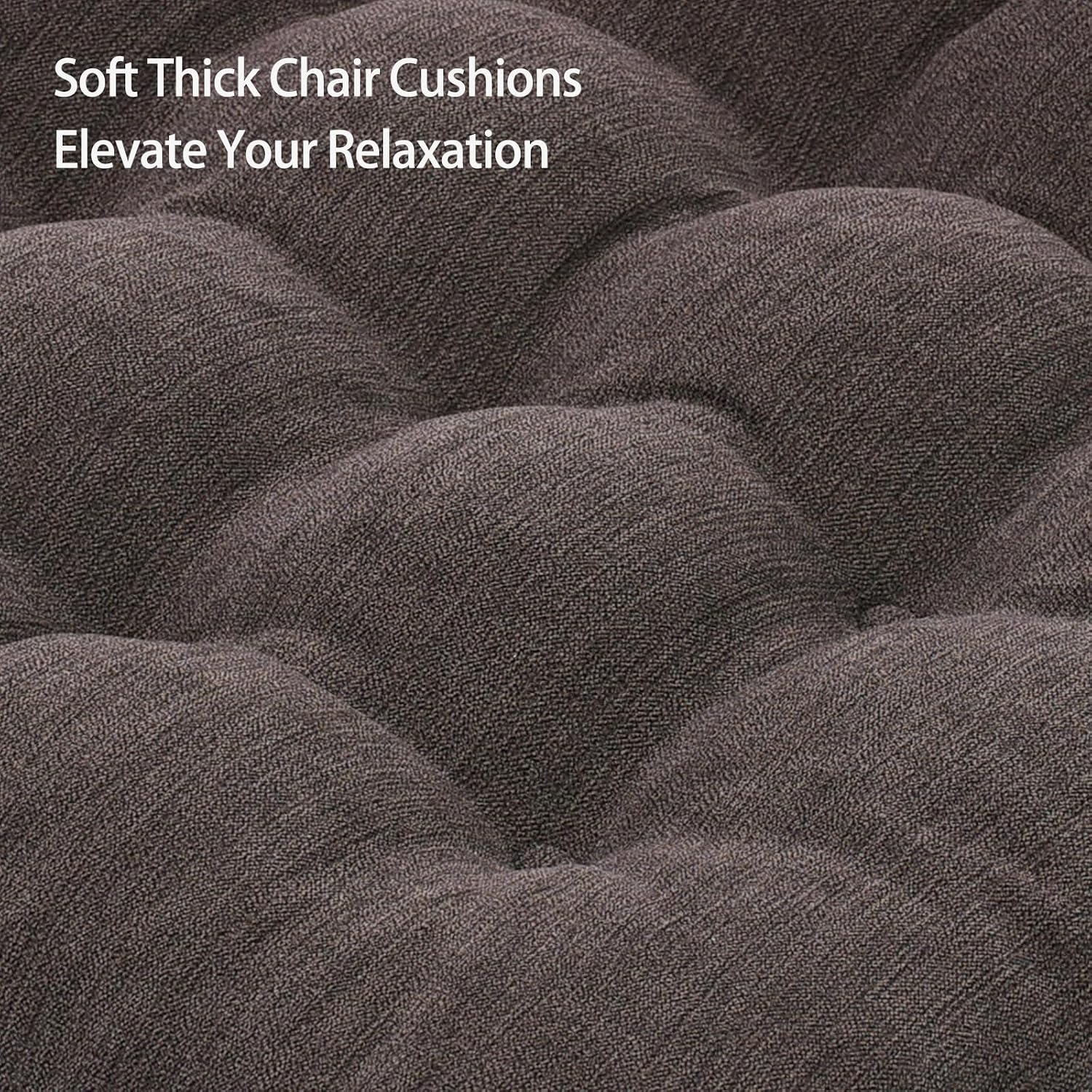 Detalle de HAVARGO Recliner Cushions for Elderly: Dual-Layer 20x20x5 Inch Booster Seat Cushion with Non-Slip Bottom