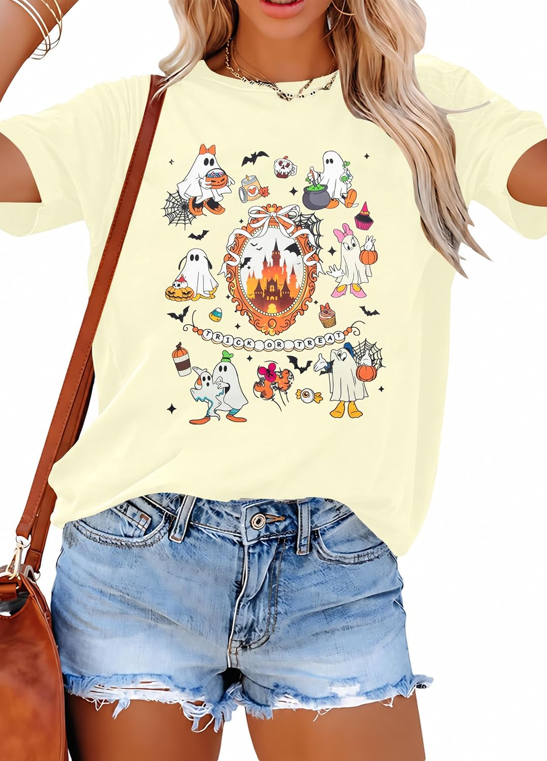 Detalle 1 de KIDDAD Women's Halloween T-Shirt, Cotton Blend