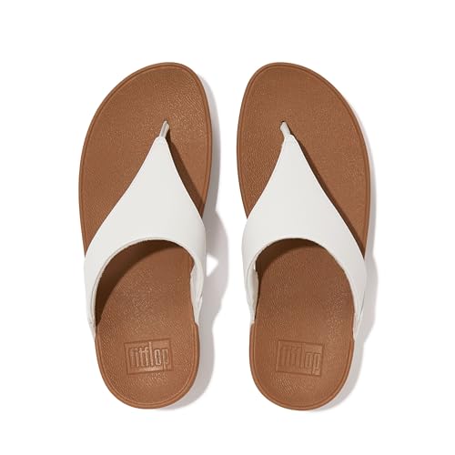 Thumbnail 4 de Fitflop Lulu Leather Flip Flops for Women: Toe-Post Sandals with Natural Arch Support