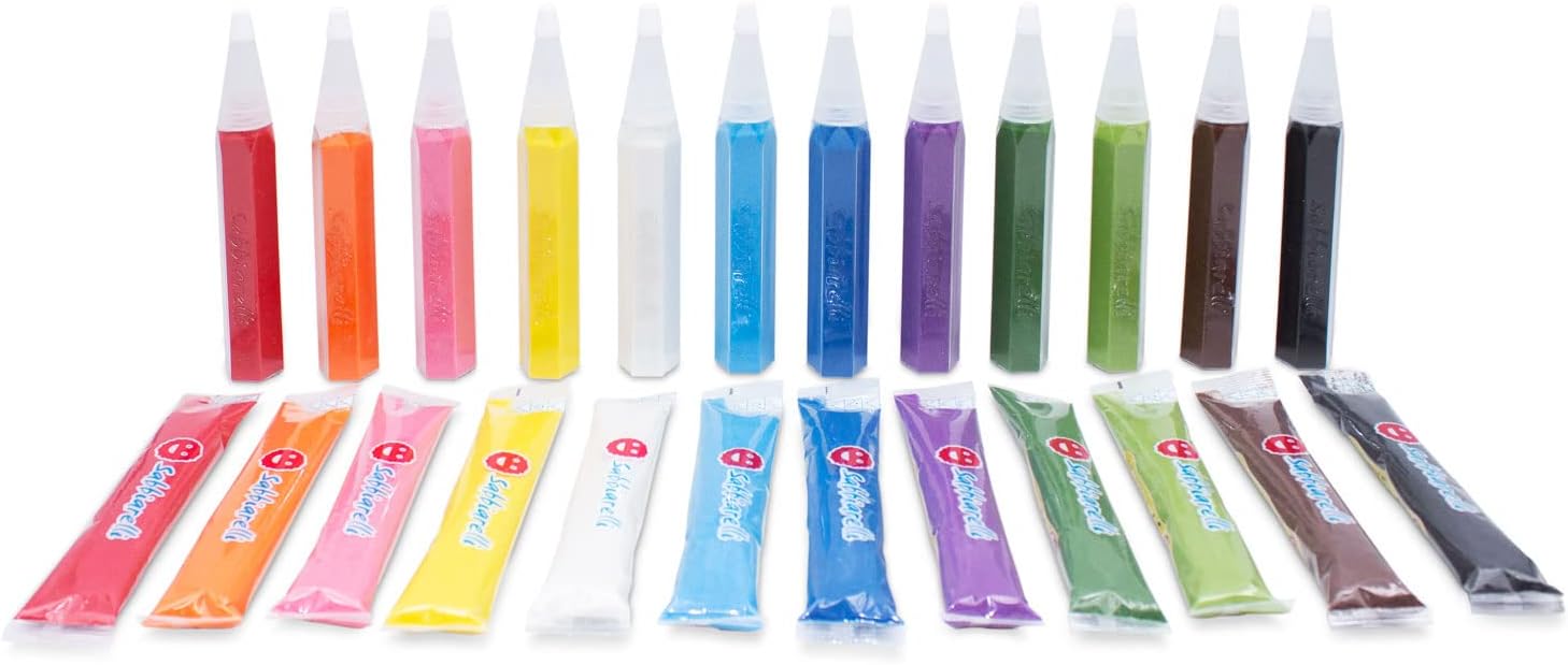 Detalle de Sand-it For Fun – Refill: 12 Buste da 50 g di sabbia colorata, Made in Italy
