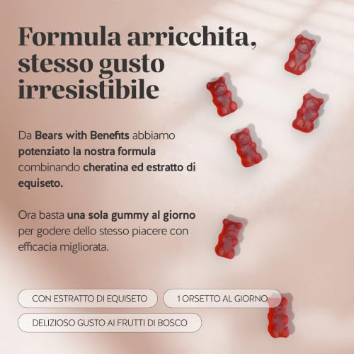 Thumbnail 2 de Bears with Benefits - Gommose Biotina Capelli & Unghie, 30 pezzi