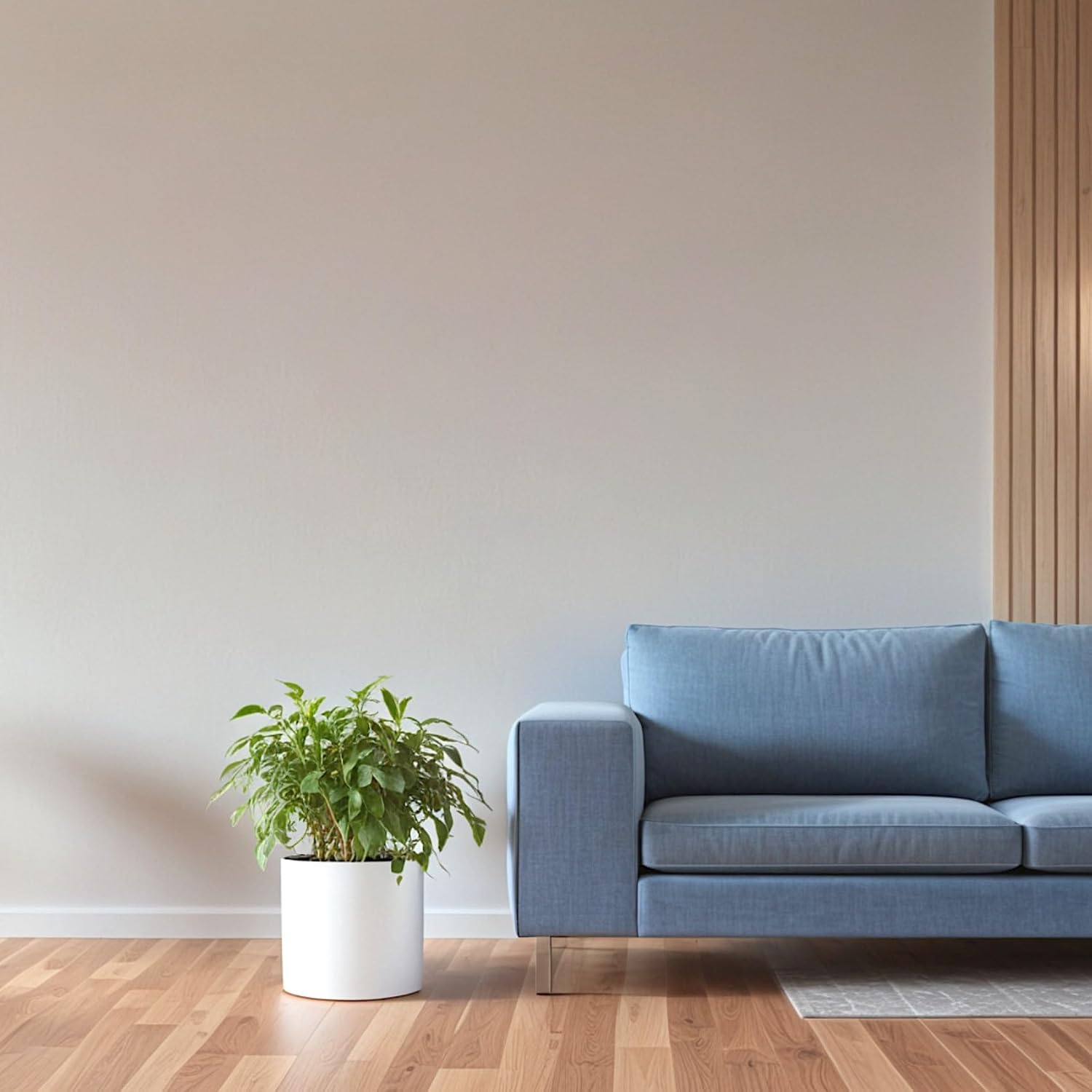 Detalle 2 de Fox & Fern TOPL-GMDG-B248 Planter M, White Fibrestone Pot with Water Reservoir