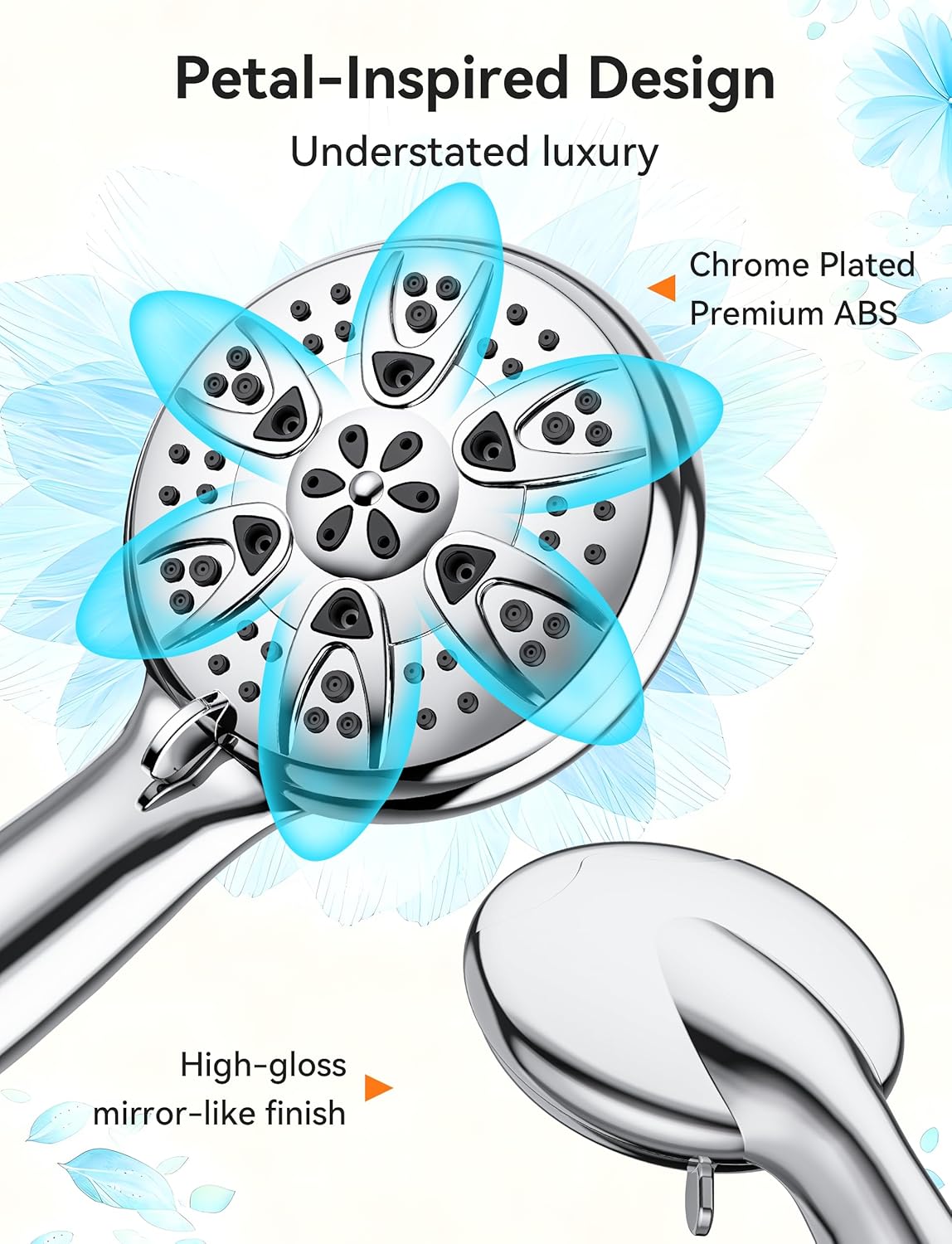 Thumbnail 4 de dothnix Shower Head with Hose 1.5m – High Pressure, 5 Spray Modes