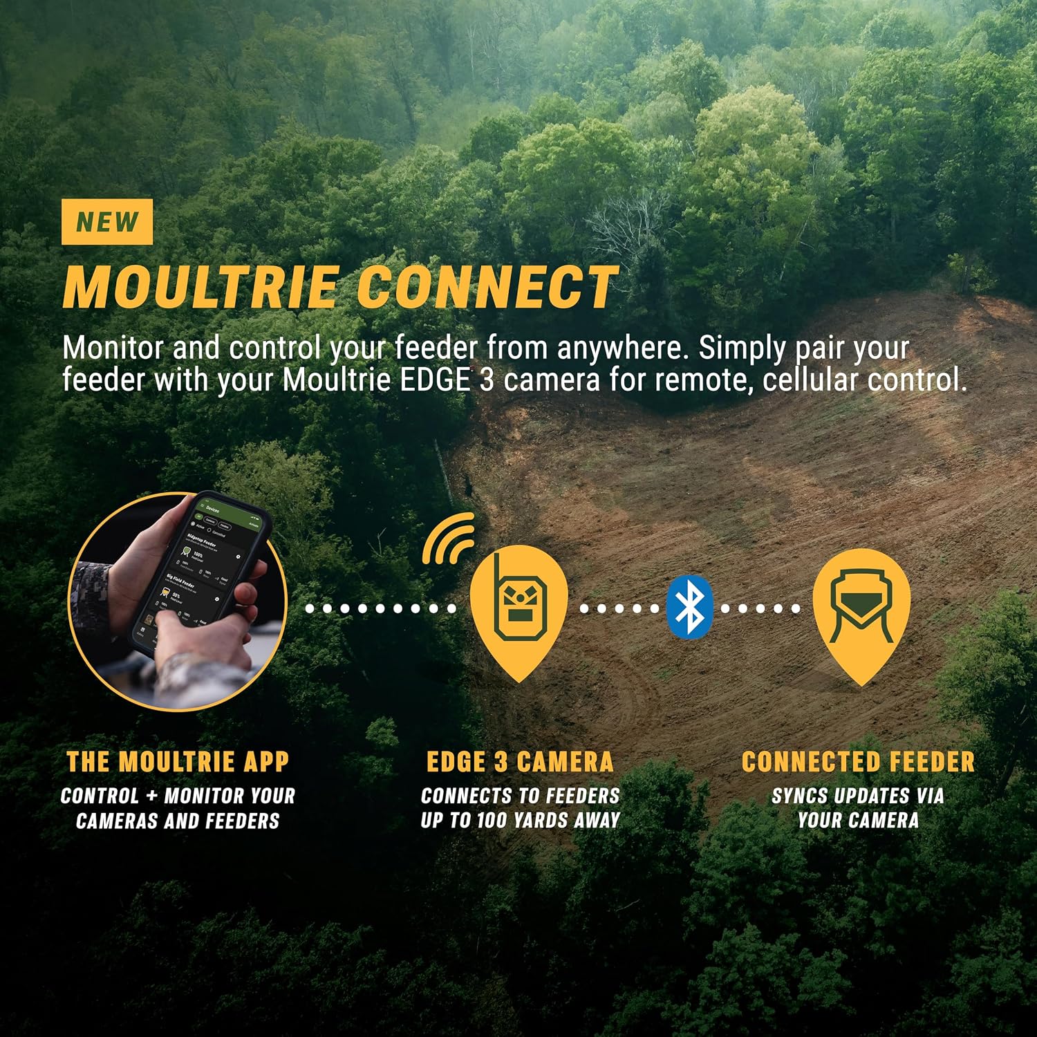 Thumbnail 6 de Moultrie 250 Lb Pro Hunter III Deer Feeder with Bluetooth App Control (MFG-15104)