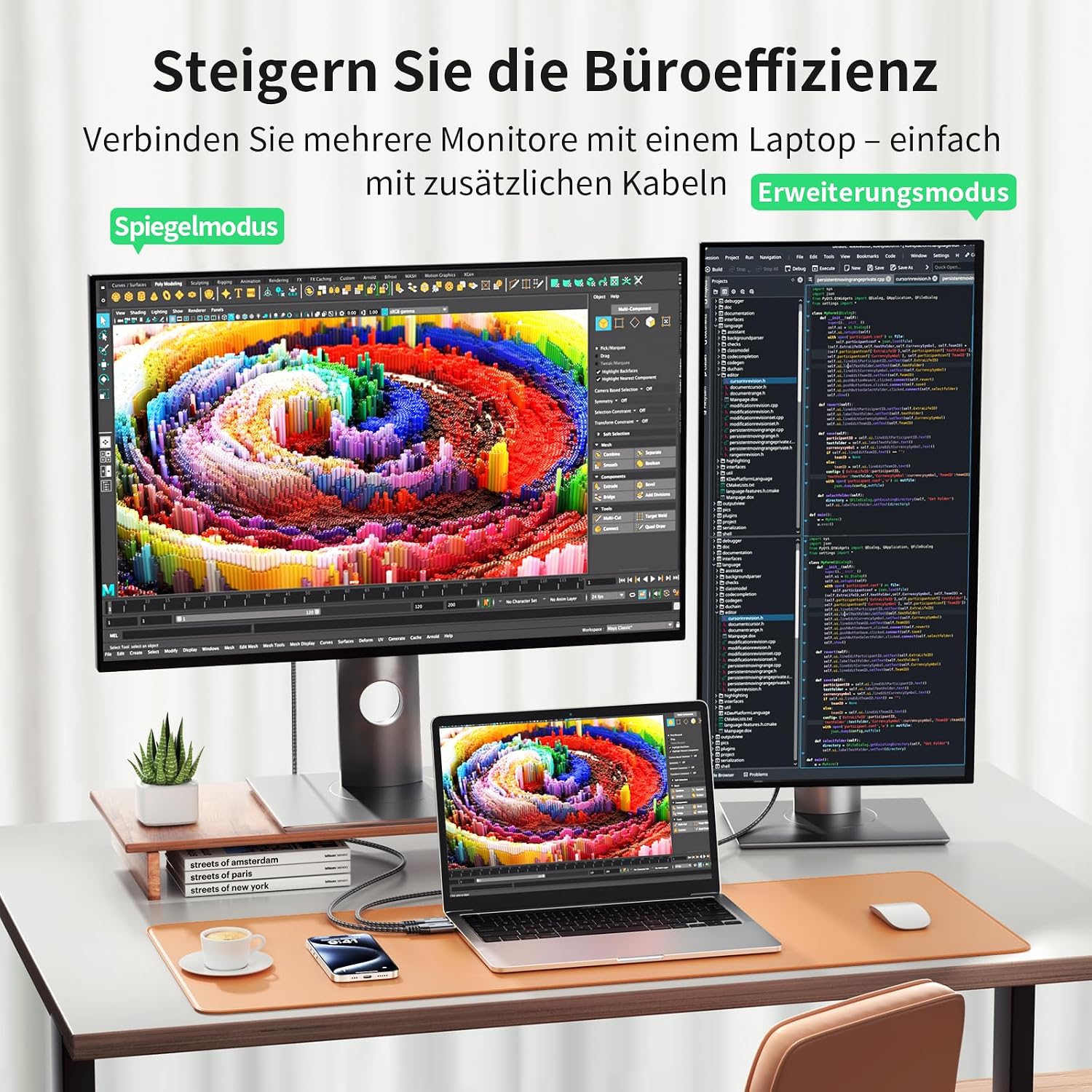 Detalle 1 de LDLrui USB-C HDMI 4K@60Hz 1m