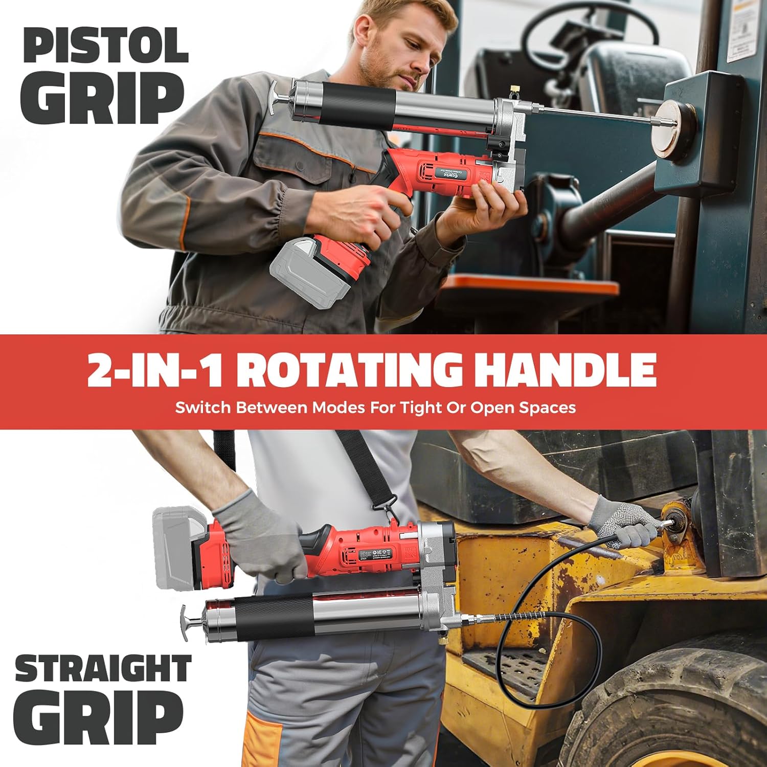 Thumbnail 3 de Ecarke Cordless Grease Gun 12000 PSI 🔧