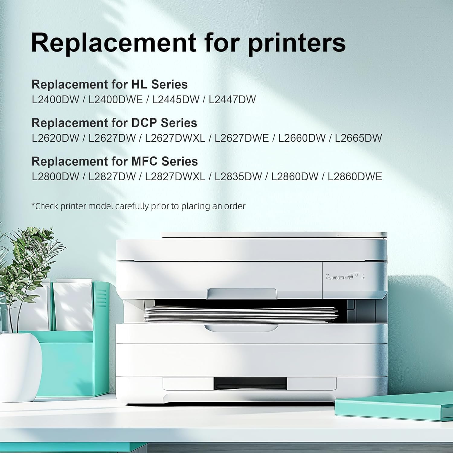 Detalle de LOFBLAT TN2510/TN2510XL Toner compatibile 2-Pack per Brother – Nero