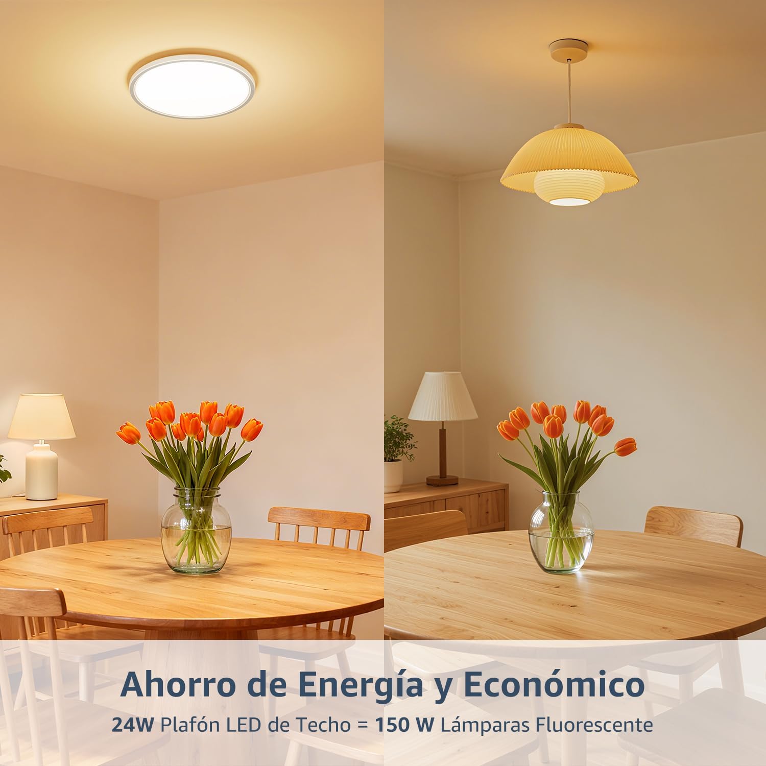 Thumbnail 6 de Lepro Lámpara LED Techo Cocina 24W 2400 lm