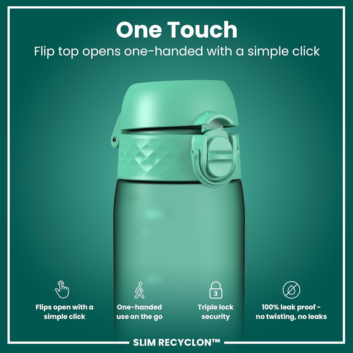 Detalle de ion8 Water Bottle 500 ml Leak Proof 🚰