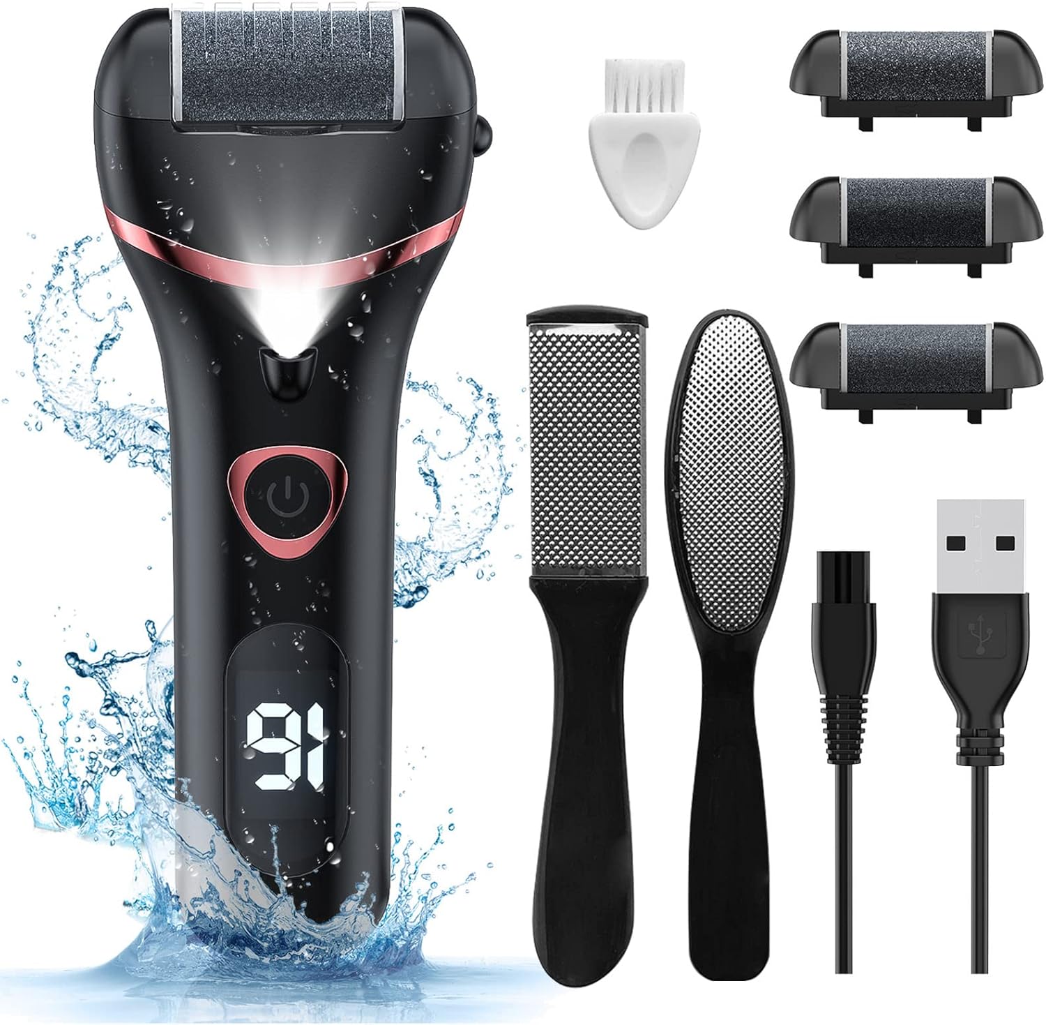 Detalle de Electric Foot Callus Remover 1200mAh ⚕