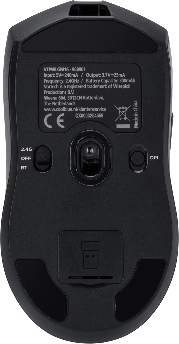 Detalle de Vortech Pro Kabellose Gaming-Maus Schwarz