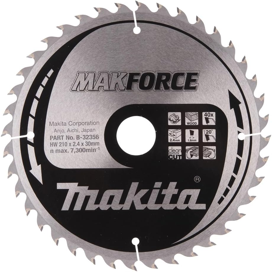 Detalle de Makita makforce Lame de scie 210 x 30 mm 40 T