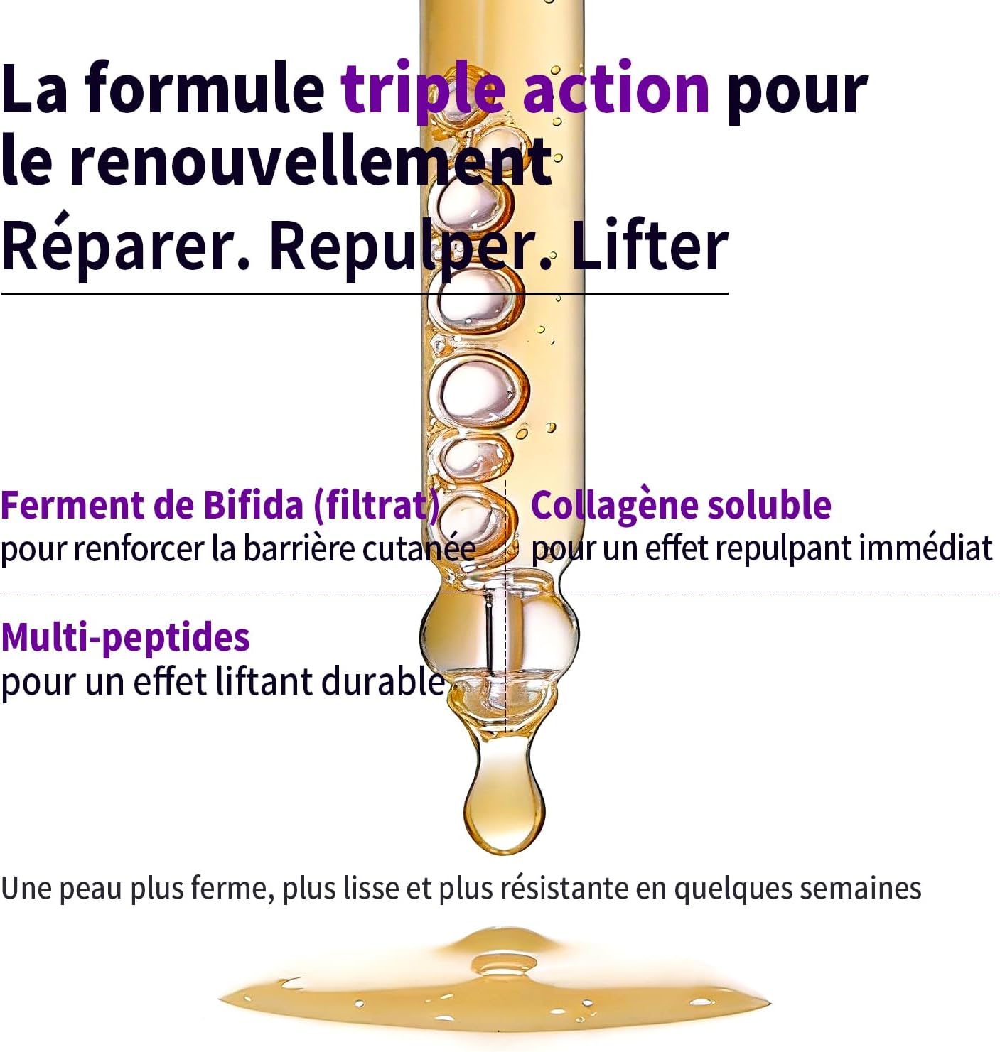 Detalle de RAZUYEN Peptide Gezichtsserum, 30 ml: gel met collageen en hyaluronzuur