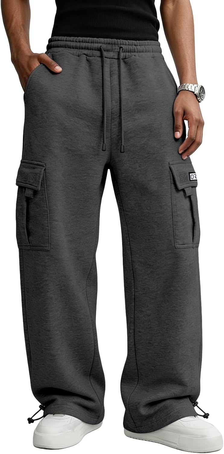 Thumbnail 5 de Men's Cargo Sweatpants, 65% Polyester/35% Cotton
