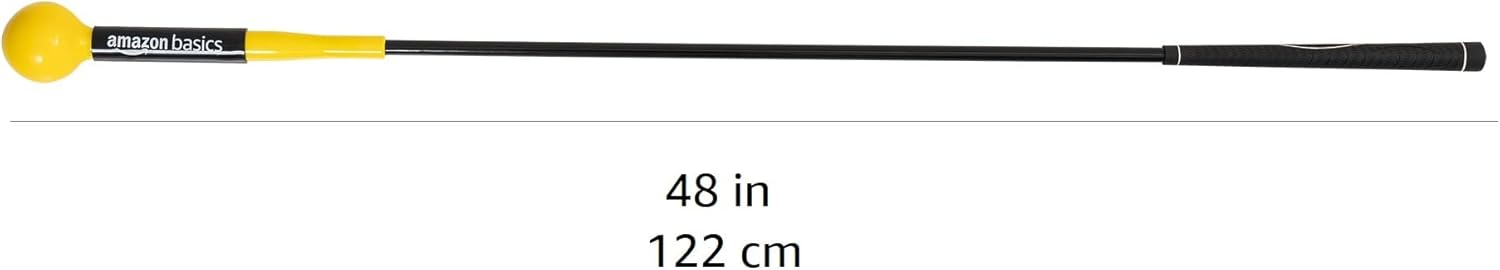 Thumbnail 3 de Amazon Basics club d’entraînement au swing 122 cm Noir/Jaune