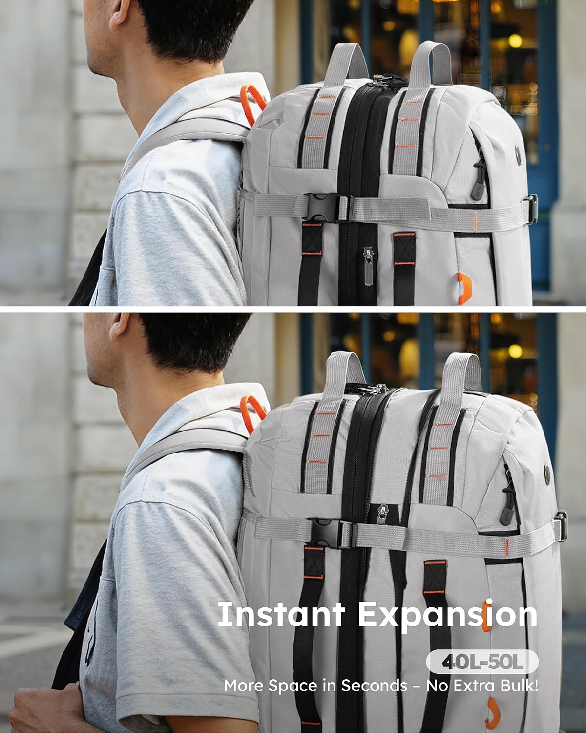 Thumbnail 4 de Tolaccea 40-50L Sac à dos cabine pour voyage ✈