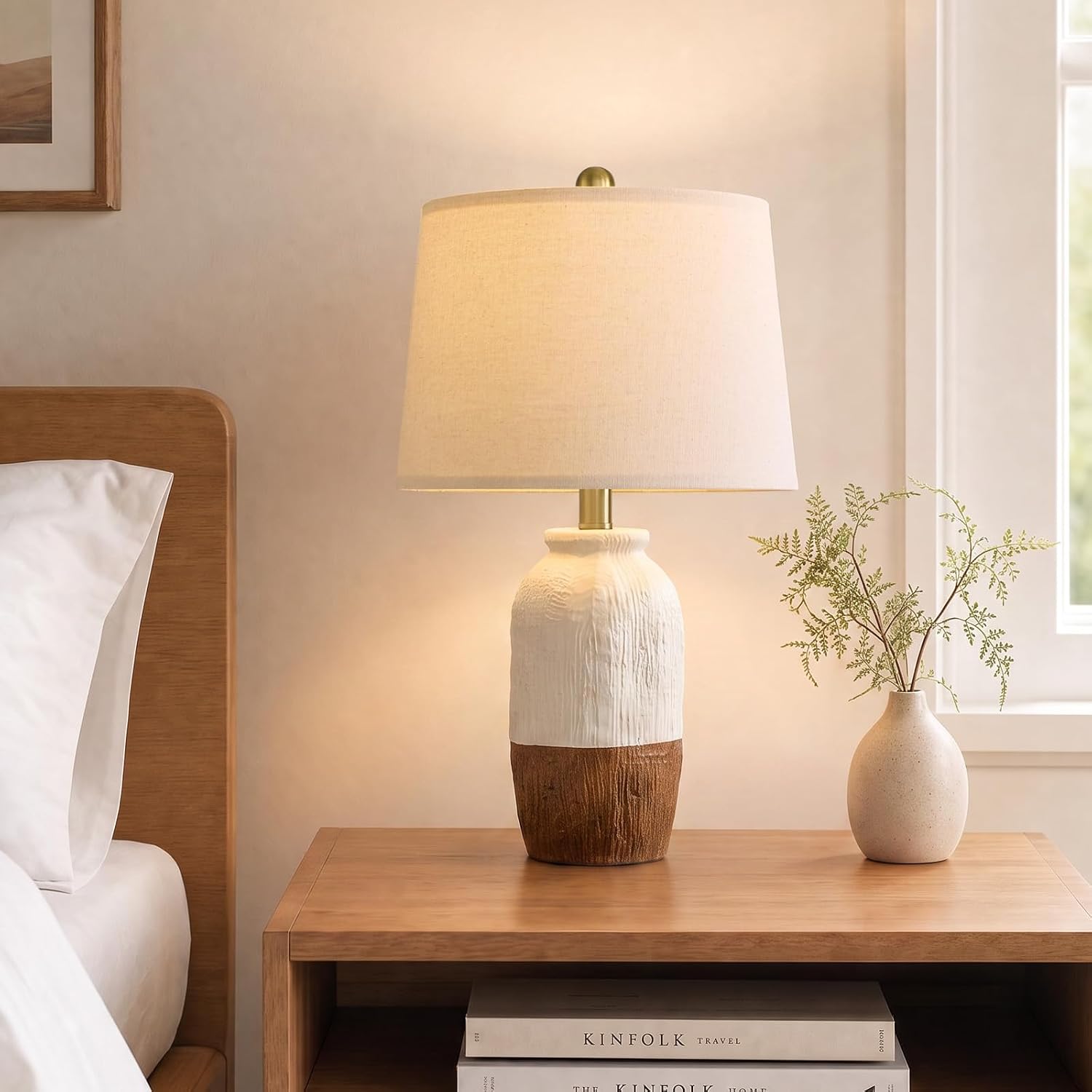 Thumbnail 3 de Vortether Ceramic Table Lamp, 22.5-Inch