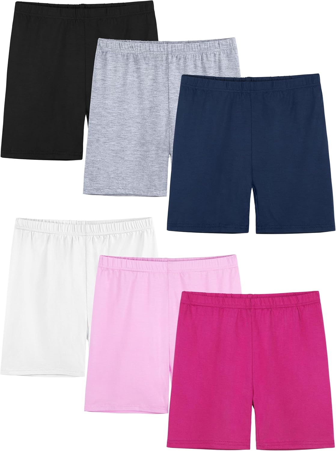 Detalle de FEOEOR 6 Pack Girls Bike Shorts 6-Pack