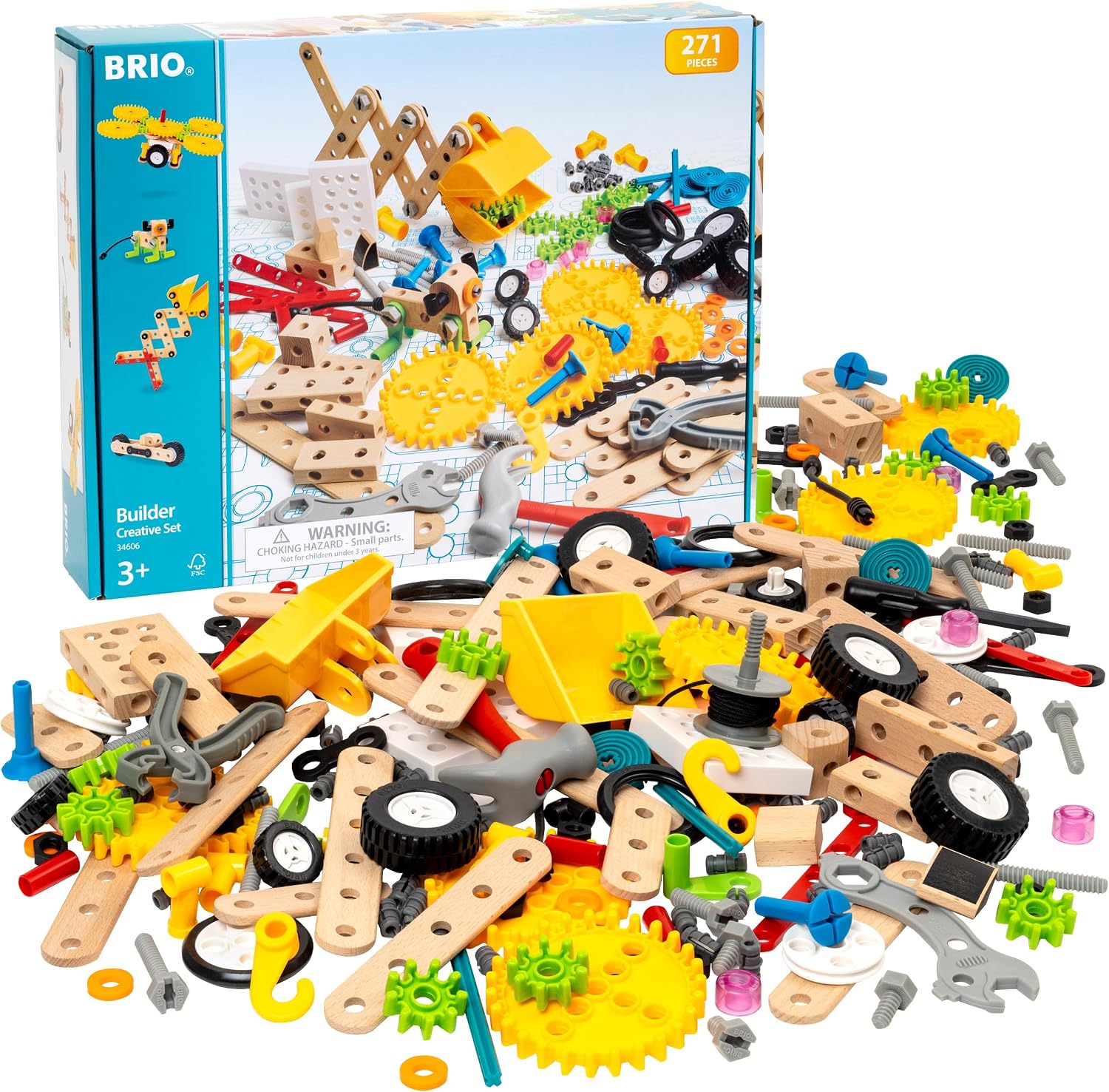 Detalle de BRIO Builder 34606 Kindergartenset 271 Teile đź§©