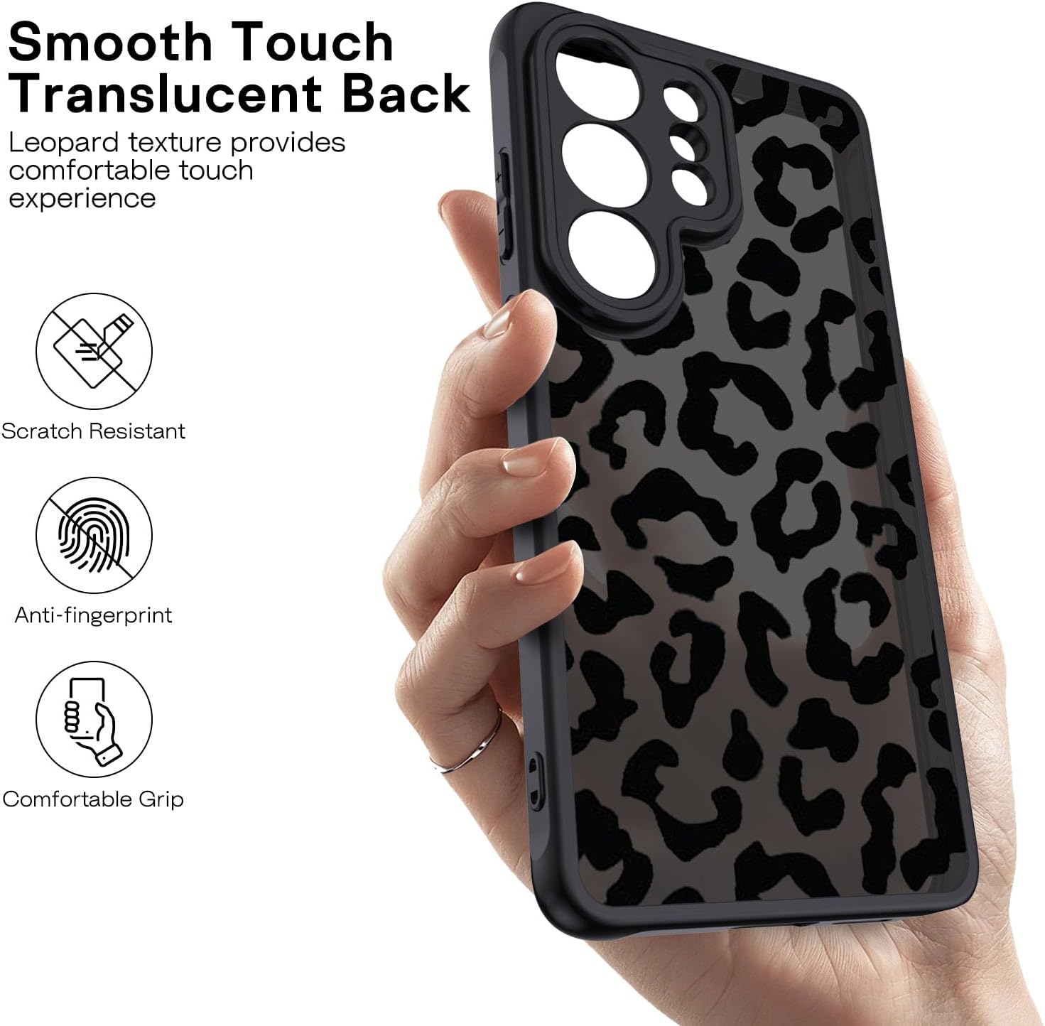 Thumbnail 4 de XTCASE Coque Leopard pour Samsung Galaxy S26 Ultra 5G – Protection élégante en PC dur et TPU, motif léopard