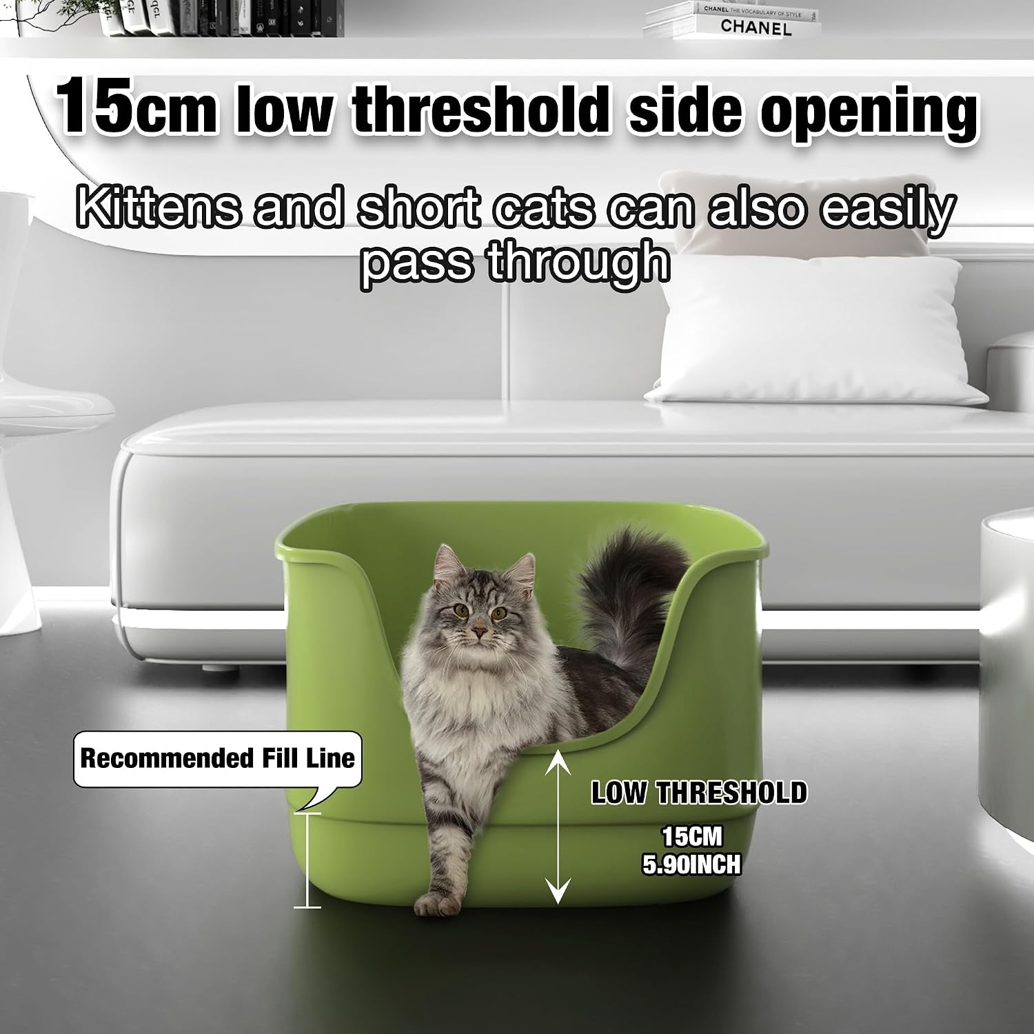 Thumbnail 1 de Suhaco High Sided Jumbo Cat Litter Tray