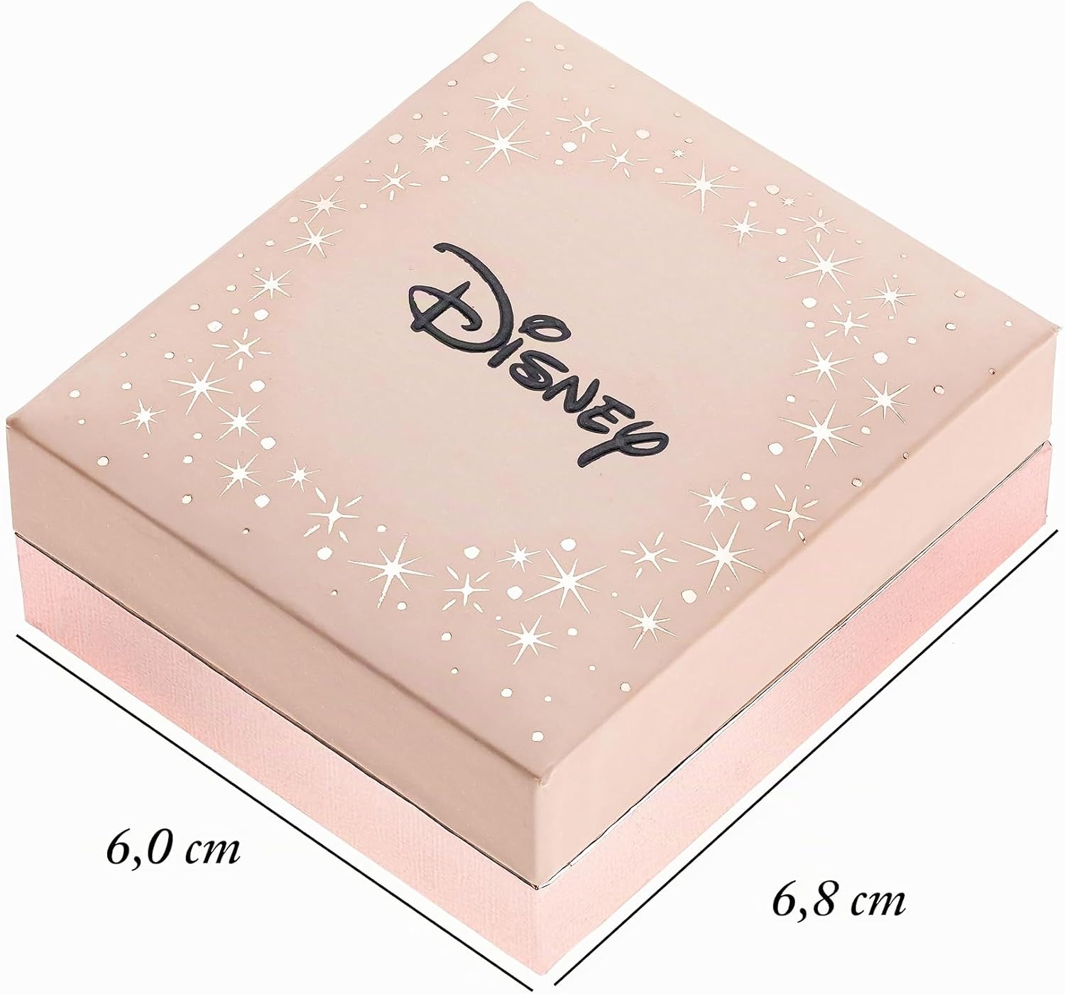 Detalle 2 de Boucles d'oreilles Minnie pour filles en argent sterling, zircone cubique et pierre de naissance – Disney