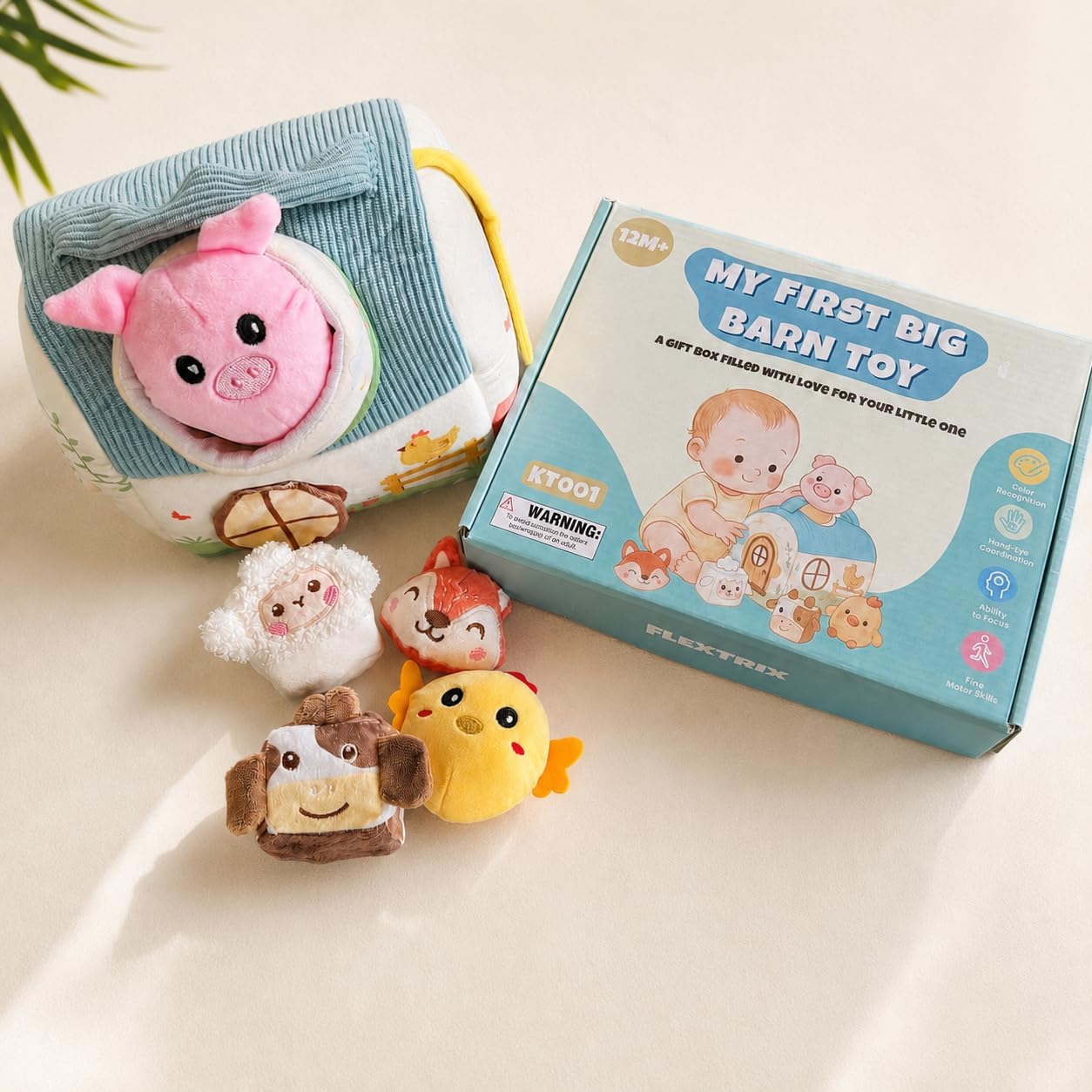 Detalle 2 de Montessori 7‑in‑1 Spielzeug für Babys