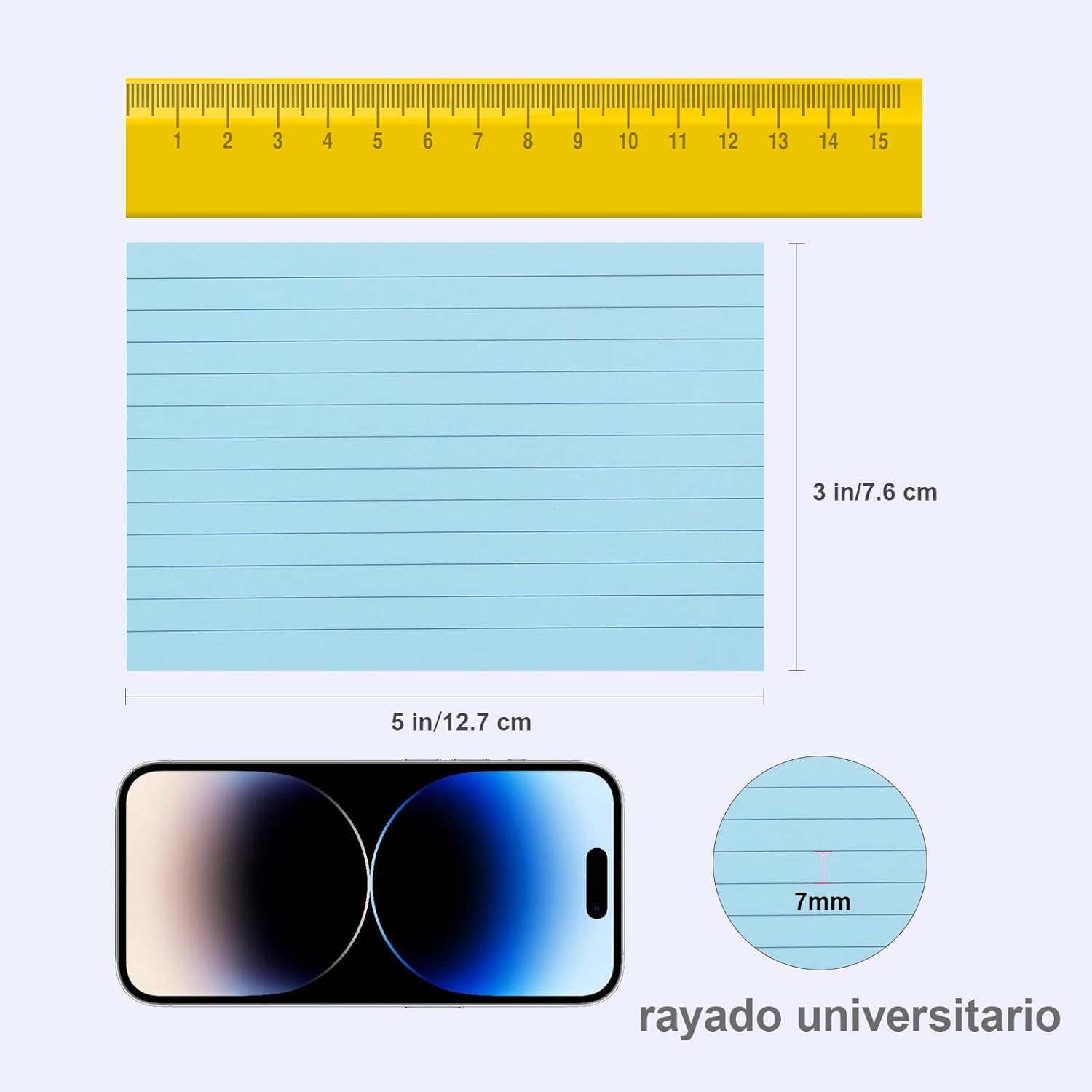 Detalle de Carehabi Flashcards A6 360 unidades