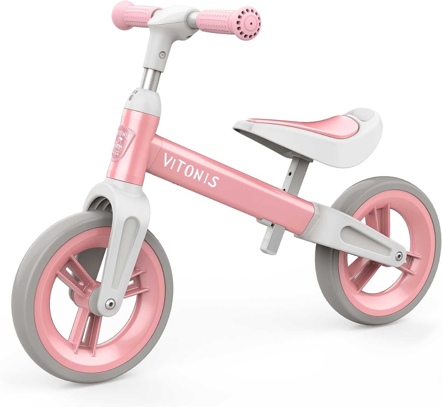 Detalle de VITONIS Laufrad ab 1,5–4 Jahre bis 25 kg | Lenkrad und Sattel höhenverstellbar, Lenkradschloss, Ultraleichtes Balance-Fahrrad