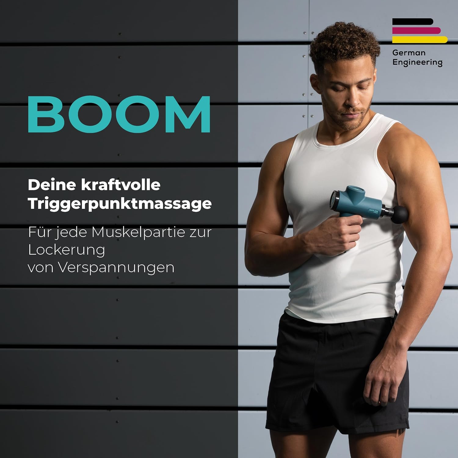 Detalle 2 de Beurer Antelope BOOM Massagepistole 5 Stufen đ