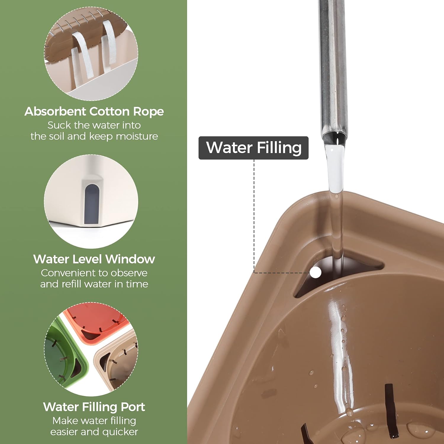 Thumbnail 2 de T4u Kräuter-Kasten 27 cm im 3er-Set