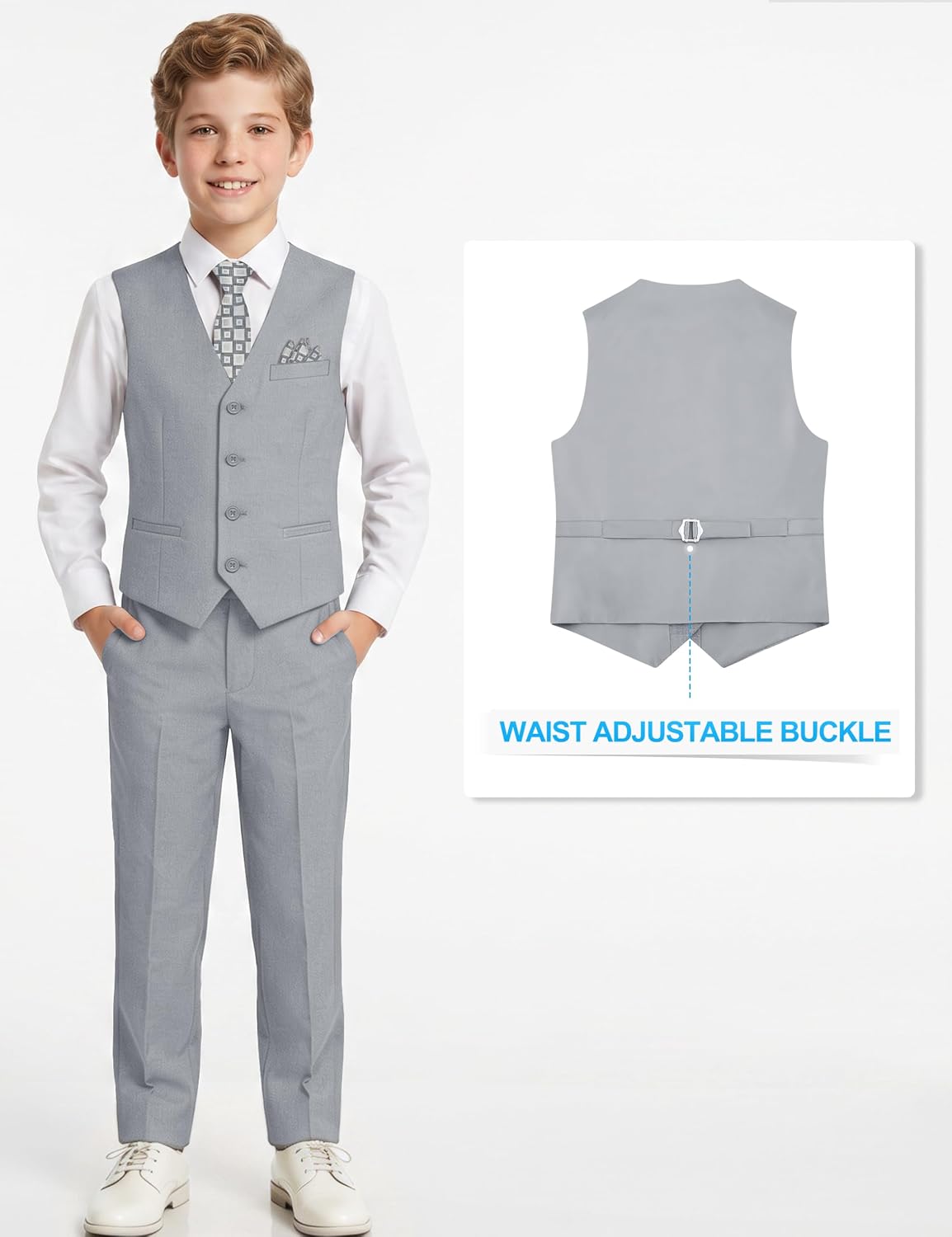 Detalle de Marvelous Kids Boys Suit Set 6-Piece