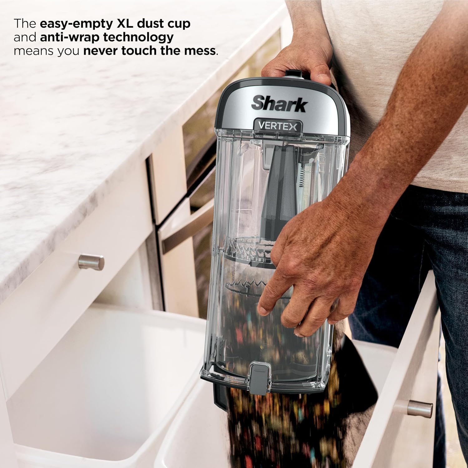 Thumbnail 6 de Shark Vertex AZ2001AMZ Upright Vacuum with DuoClean PowerFins, Powered Lift-Away, and Self-Cleaning Brushroll