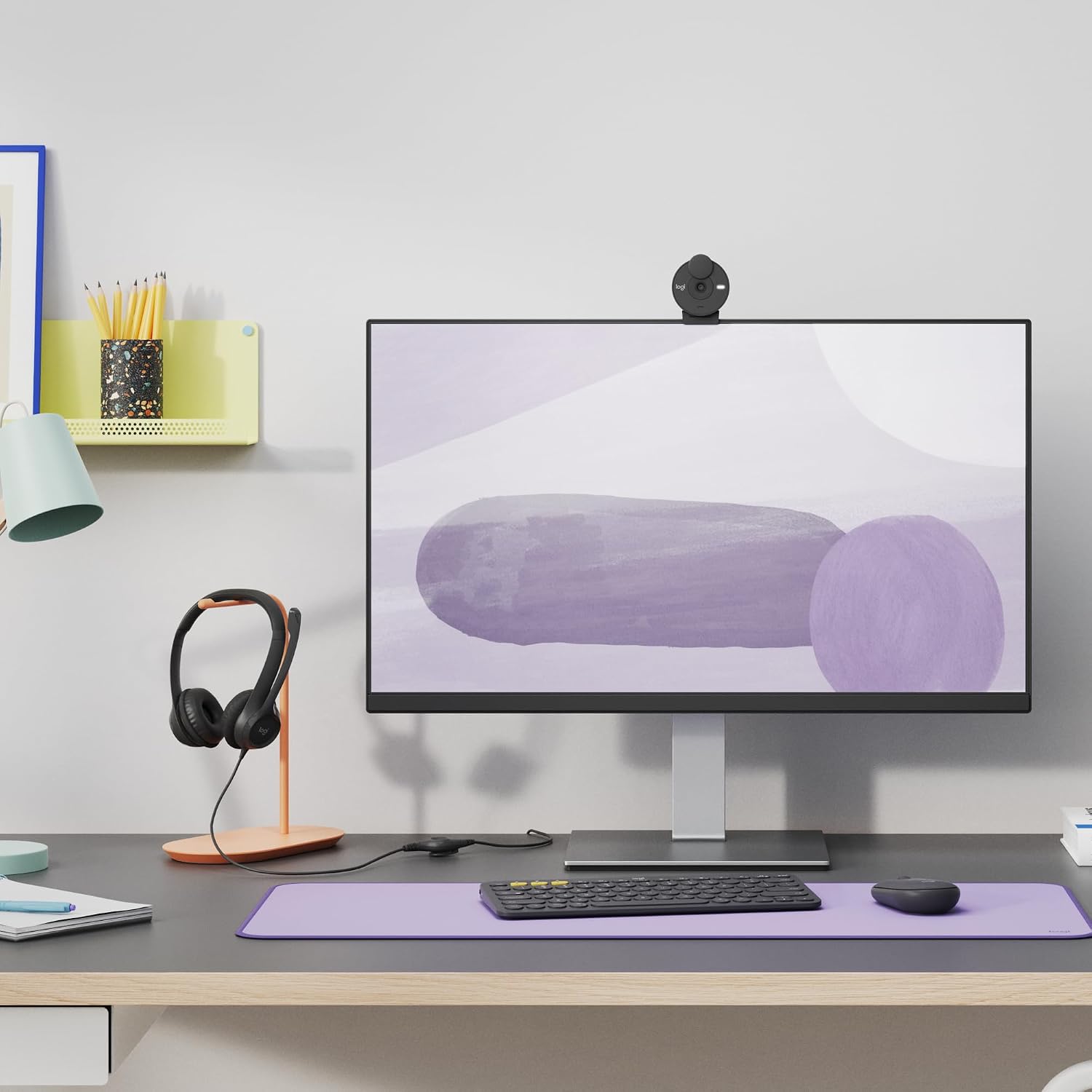 Detalle de Logitech Pebble 2 Combo: Kabellose Tastatur und Maus im schlanken, leisen Setup