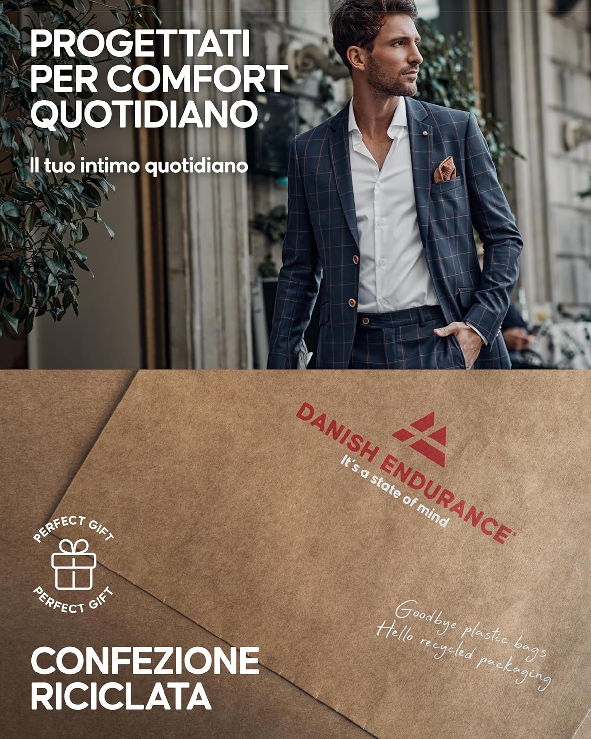 Thumbnail 4 de Danish Endurance Boxer da Uomo in Cotone Premium – Confezione da 3