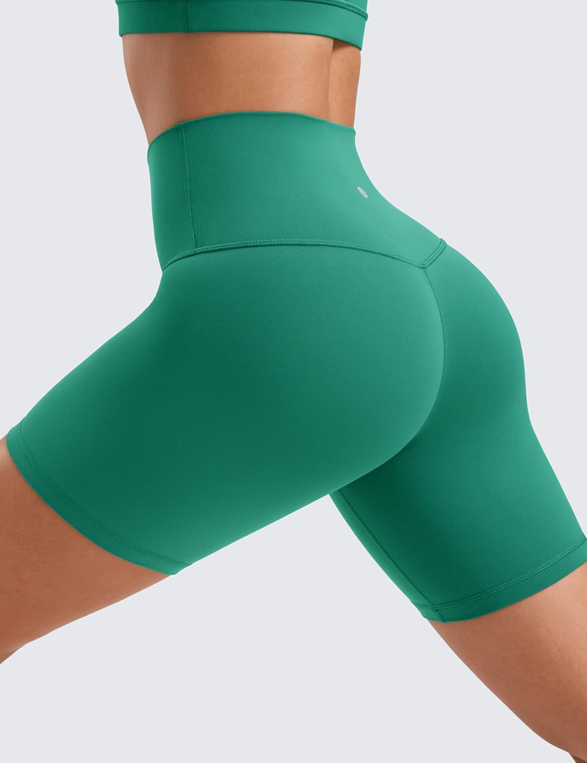 Detalle de CRZ YOGA Butterluxe : shorts de yoga taille haute pour femme (10/15/20 cm)