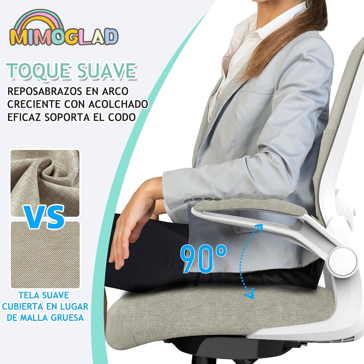 Detalle de Mimoglad mesh office chair