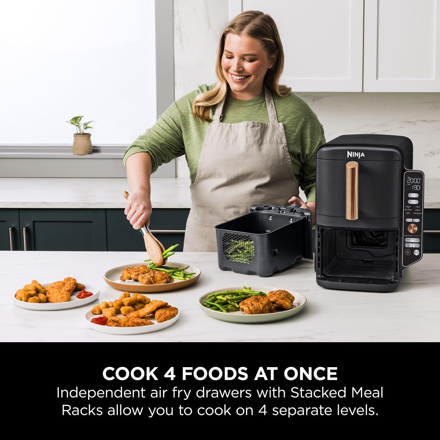 Detalle 2 de Ninja Double Stack XL Air Fryer 9.5L