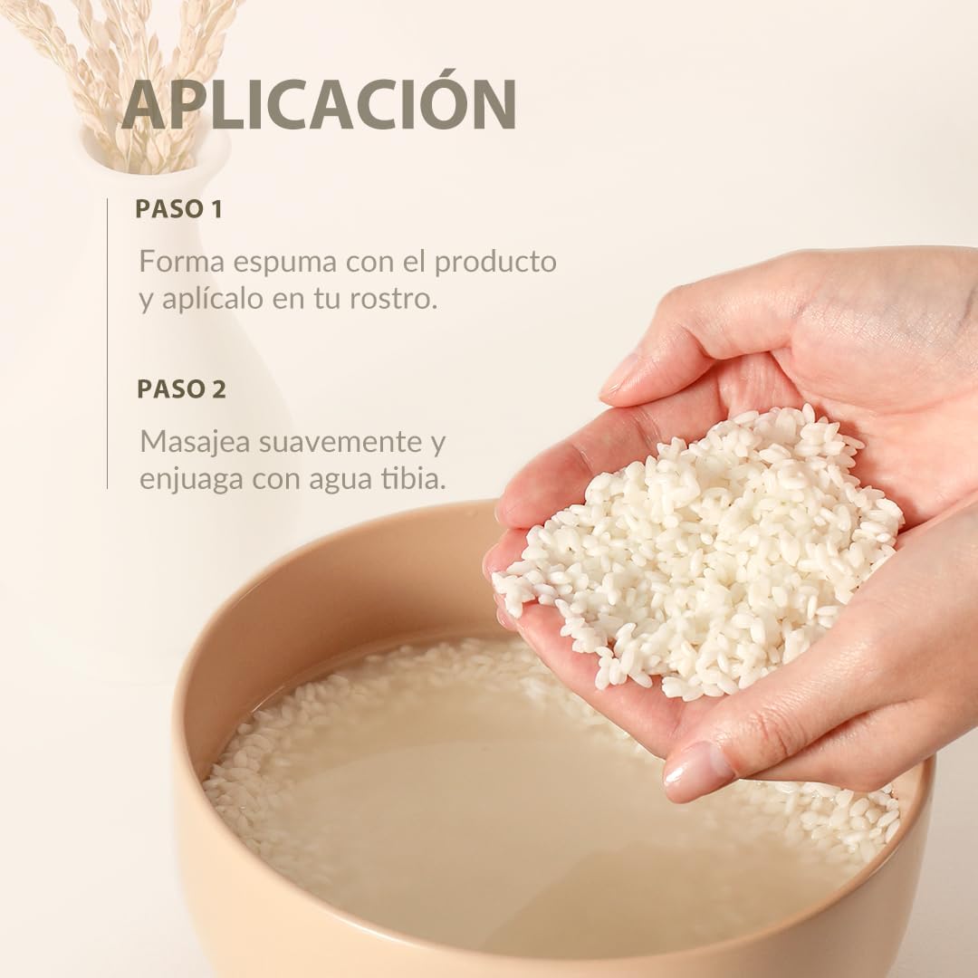 Thumbnail 6 de MIZON RICE REAL CLEANSING FOAM 150ml limpiador facial